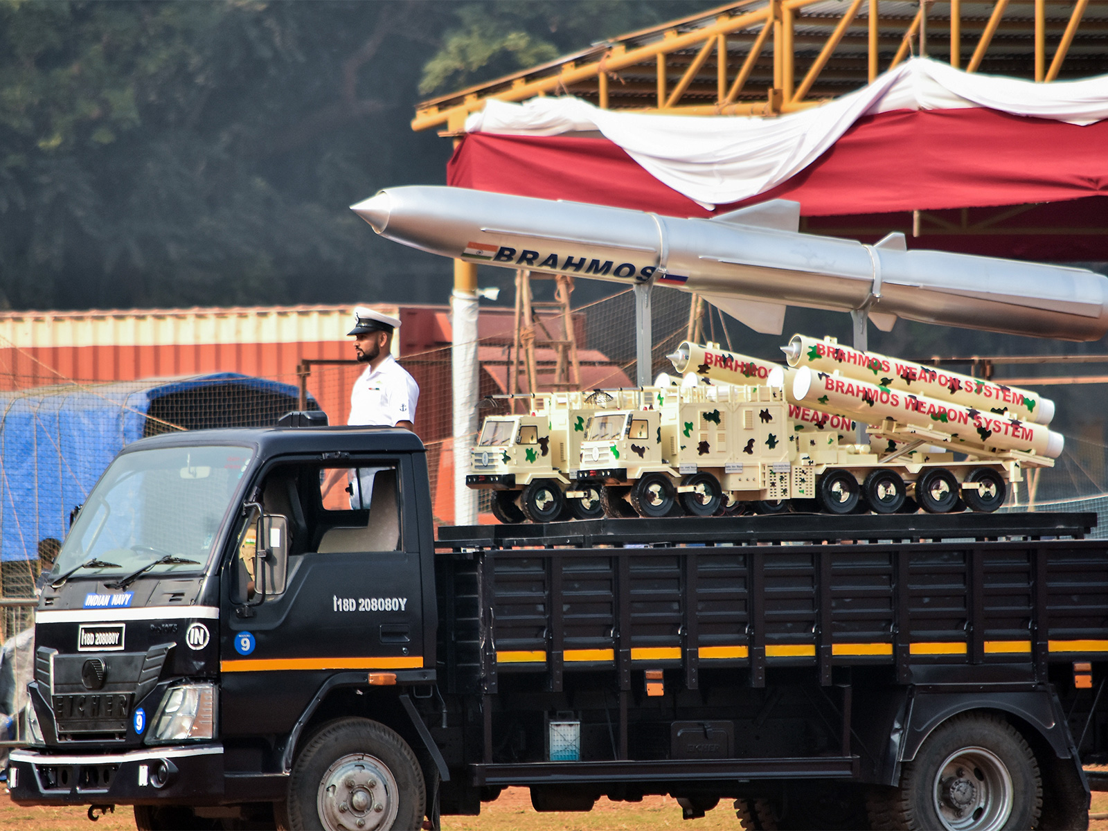 Brahmos supersonic cruise missile on display during rehearsals for the 2026 Republic Day Parade (Filephoto/ANI) Brahmos supersonic cruise missile on display during rehearsals for the 2026 Republic Day Parade (Filephoto/ANI)