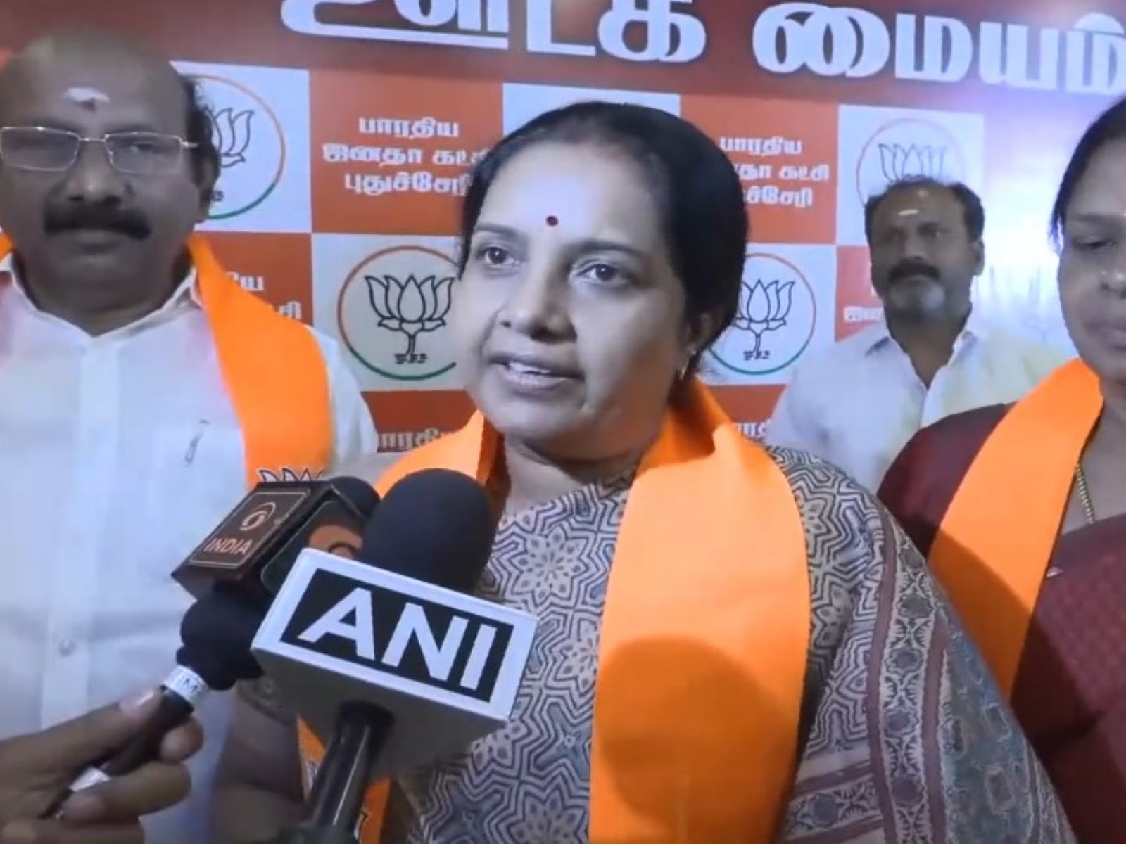 BJP All India Women's Wing President Vanathi Srinivasan (Photo/ANI)