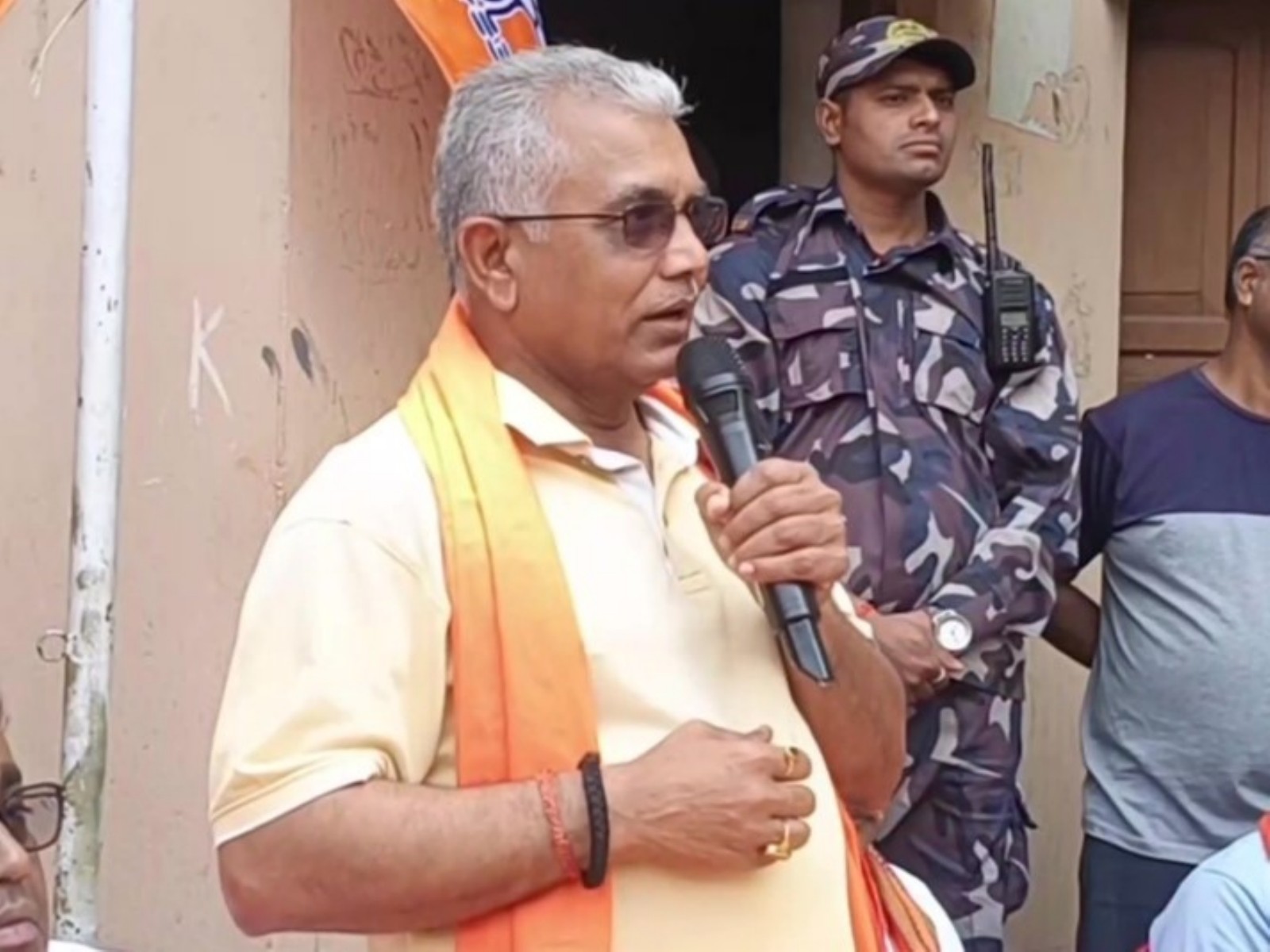 BJP candidate from Kharagpur Sadar Assembly seat Dilip Ghosh (Photo/ANI)