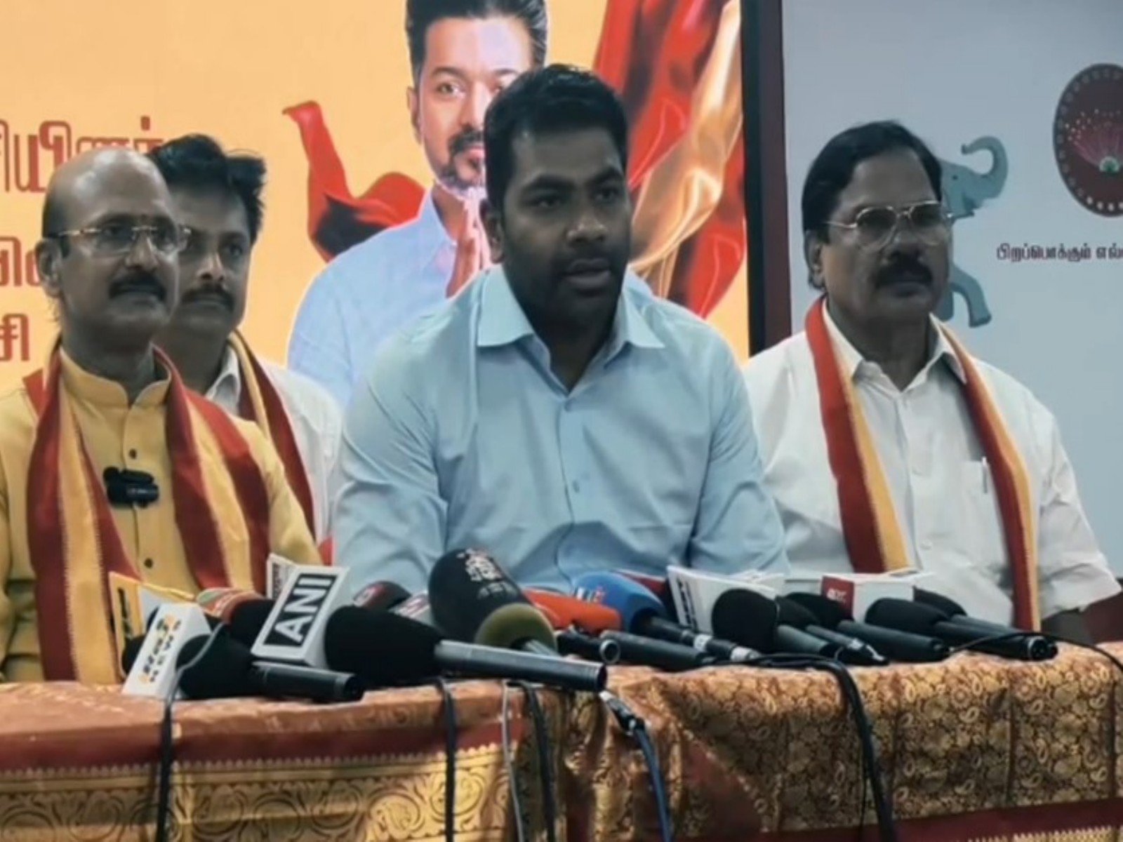 TVK leader Aadhav Arjuna (Photo/ANI) TVK leader Aadhav Arjuna (Photo/ANI)