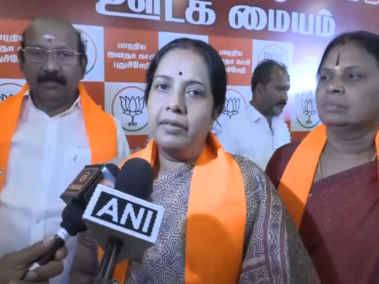 BJP Mahila Morcha's National President Vanathi Srinivasan (Photo/ANI)