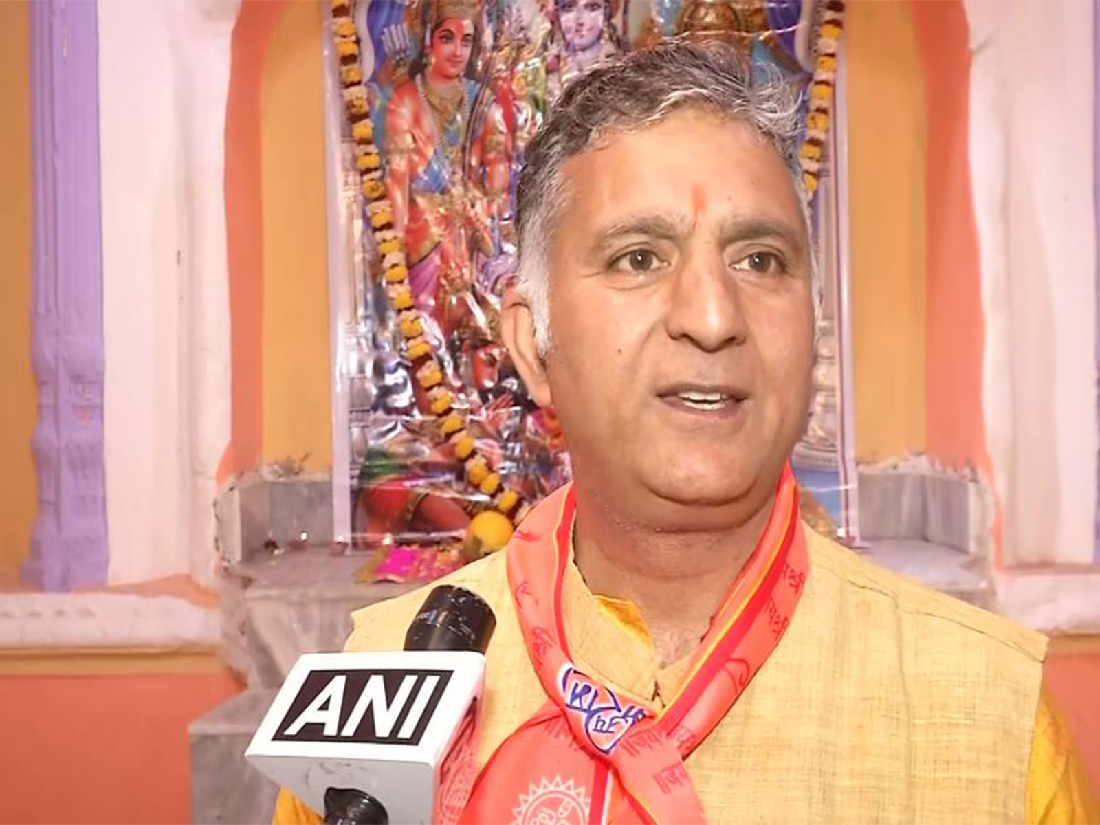 General Secretary of the Raghunath Mandir Committee, Sunil Tikoo (Photo/ANI) General Secretary of the Raghunath Mandir Committee, Sunil Tikoo (Photo/ANI)