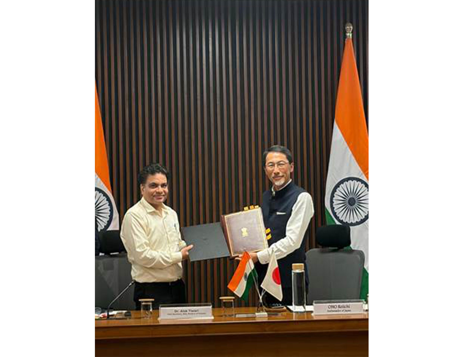 Japan commits Official Development Assistance (ODA) to India for four projects (Photo/PIB)