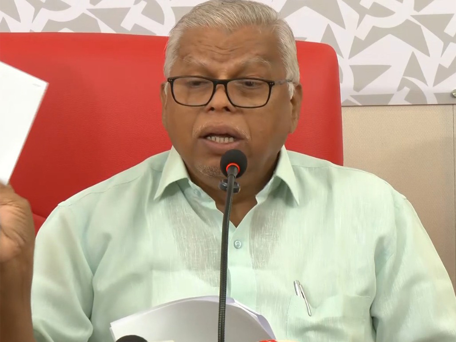 CPM leader MV Jayarajan (Photo/ANI)