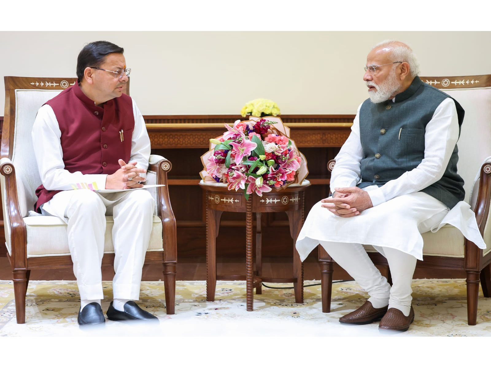 Uttarakhand CM meets PM Modi, invites him to visit the&hellip;