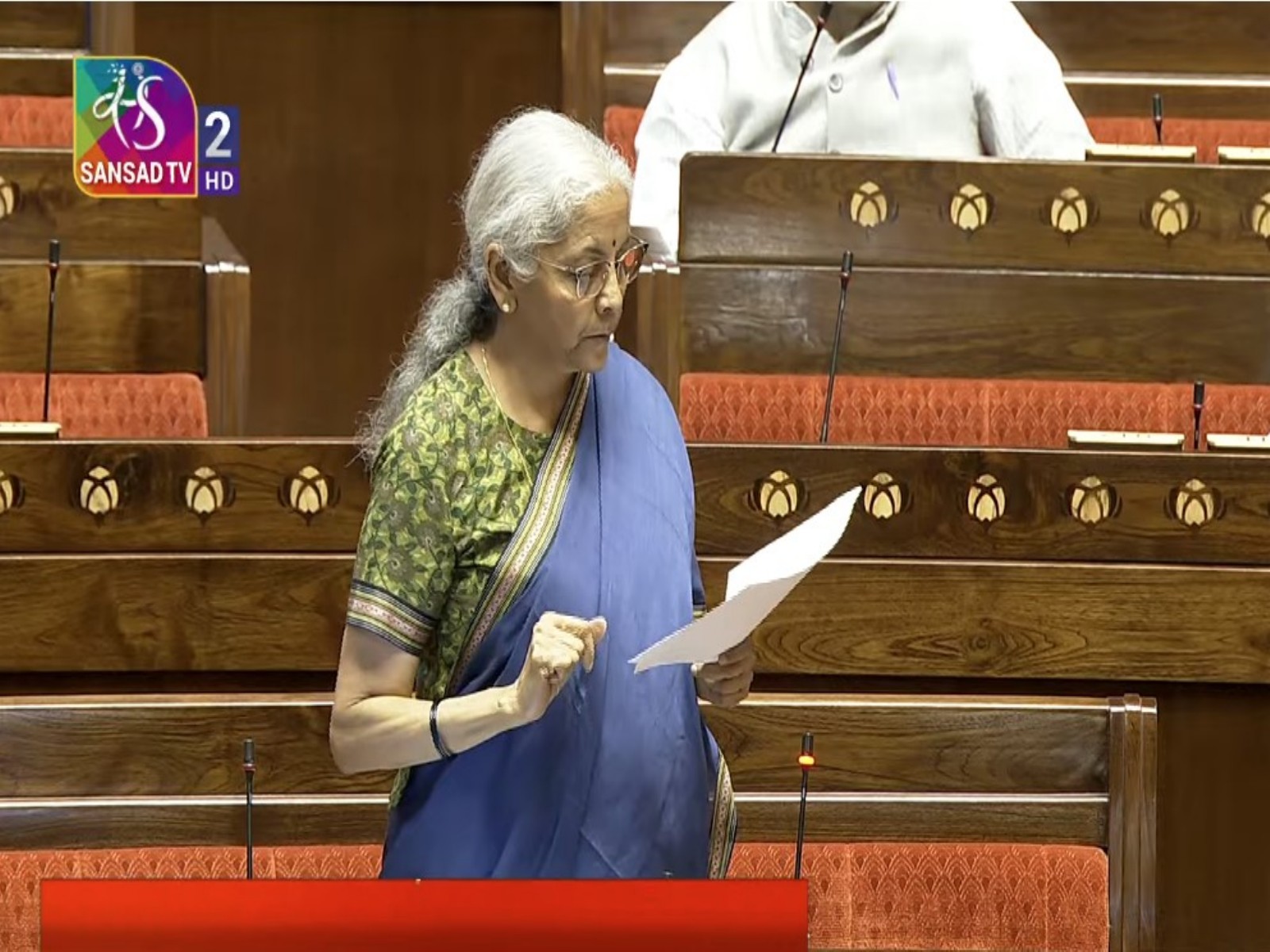 Union Finance Minister Nirmala Sitharaman (Photo/Youtube@Sansad TV 2) Union Finance Minister Nirmala Sitharaman (Photo/Youtube@Sansad TV 2)