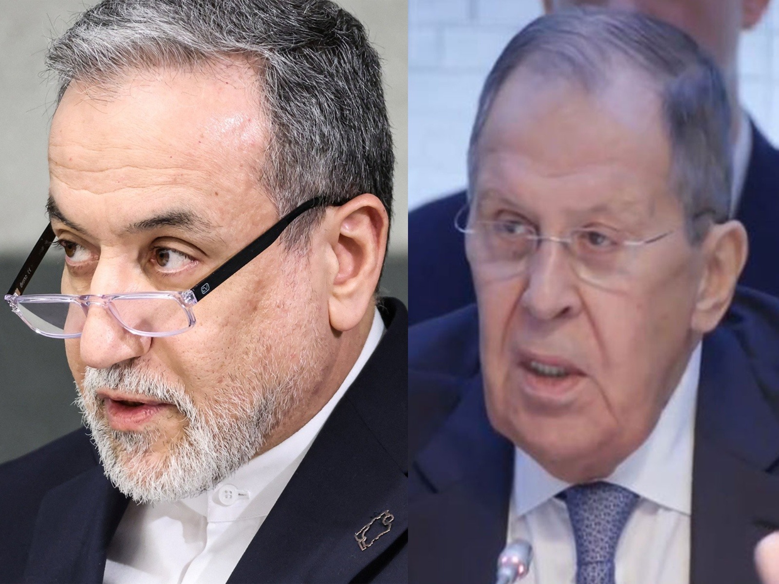 Iranian FM Araghchi and Russian FM Lavrov (Photo/Reuters/X@MFARussia)