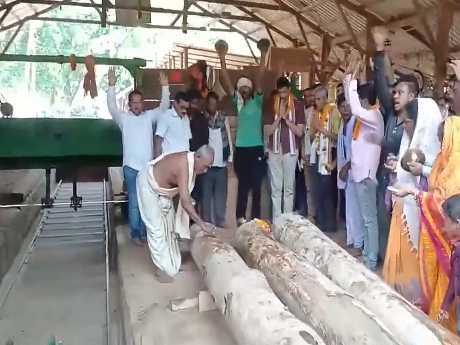Preparations for Lord Jagannath Ghosha Yatra (Rath Yatra) have started (Photo/ANI) Preparations for Lord Jagannath Ghosha Yatra (Rath Yatra) have started (Photo/ANI)