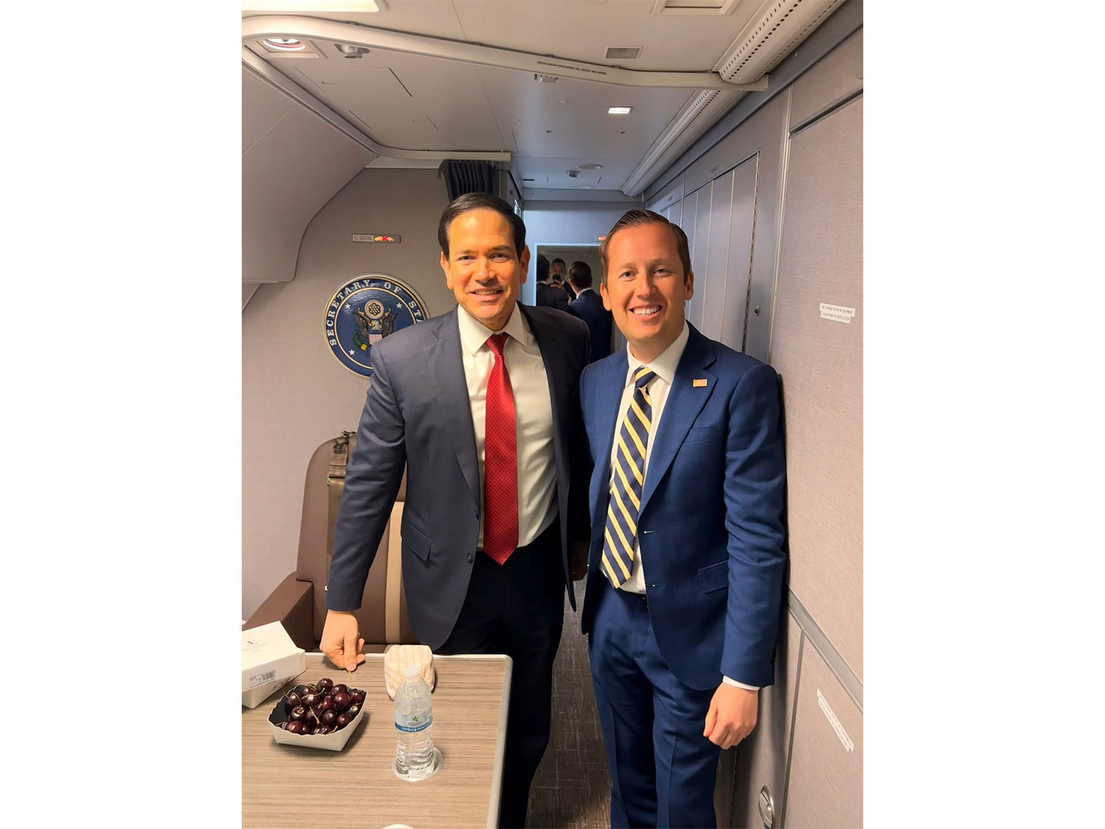 US Ambassador to India, Sergio Gor with US Secretary of State Marco Rubio (Photo: X@USAmbIndia)