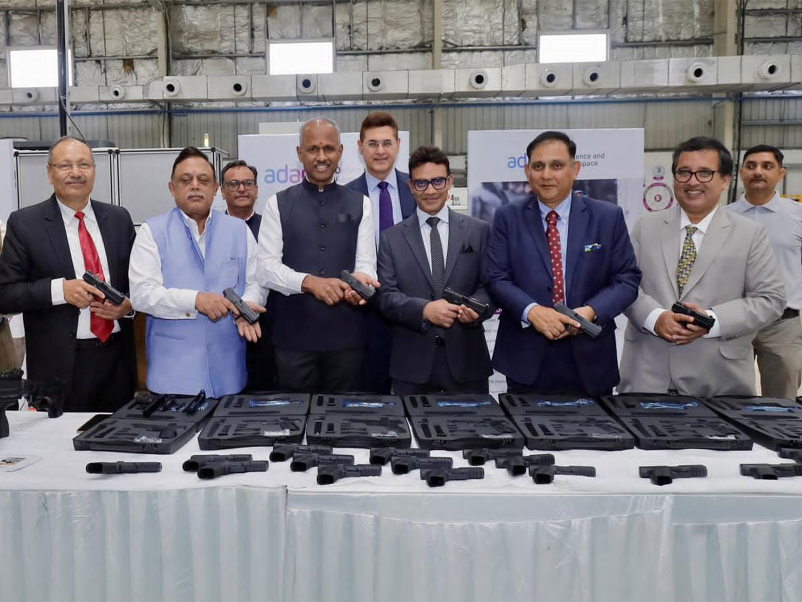Adani Defence delivers 2000 indigenously manufactured LMGs to Army (Photo/Adani Defence media release)