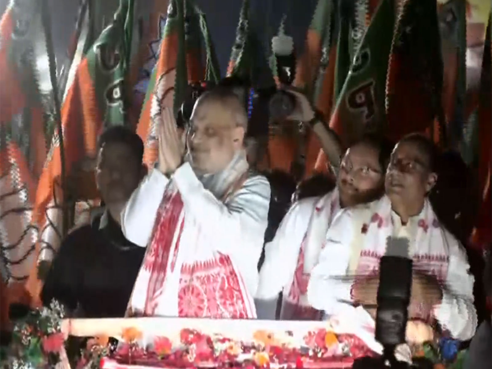 Union Home Minister Amit Shah in Guwahati (Photo/ANI)