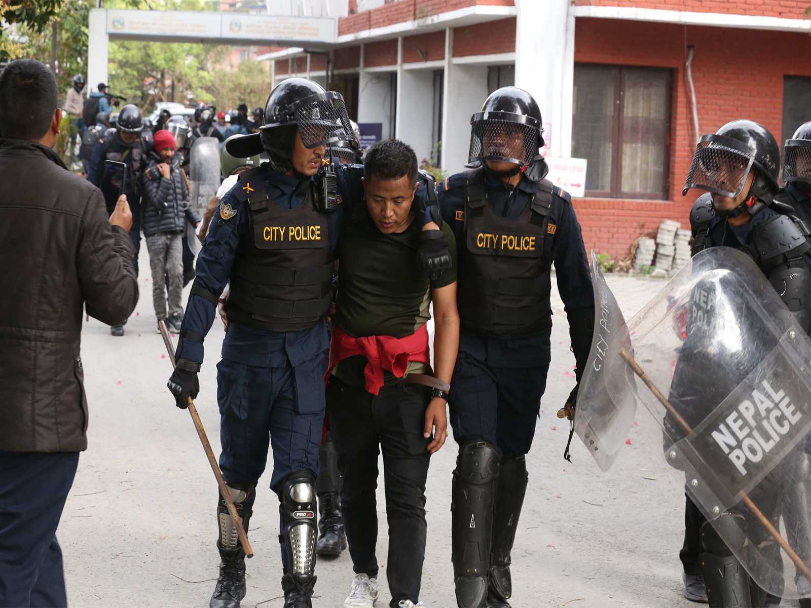 Protest in Nepal (Photo/ANI) Protest in Nepal (Photo/ANI)