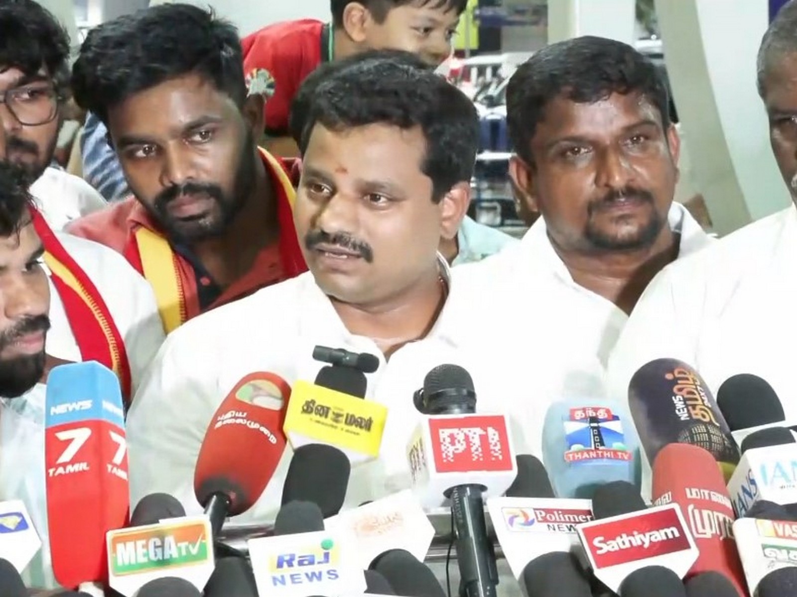 TVK Sulur assembly constituency candidate Sukumaran (Photo/ANI)