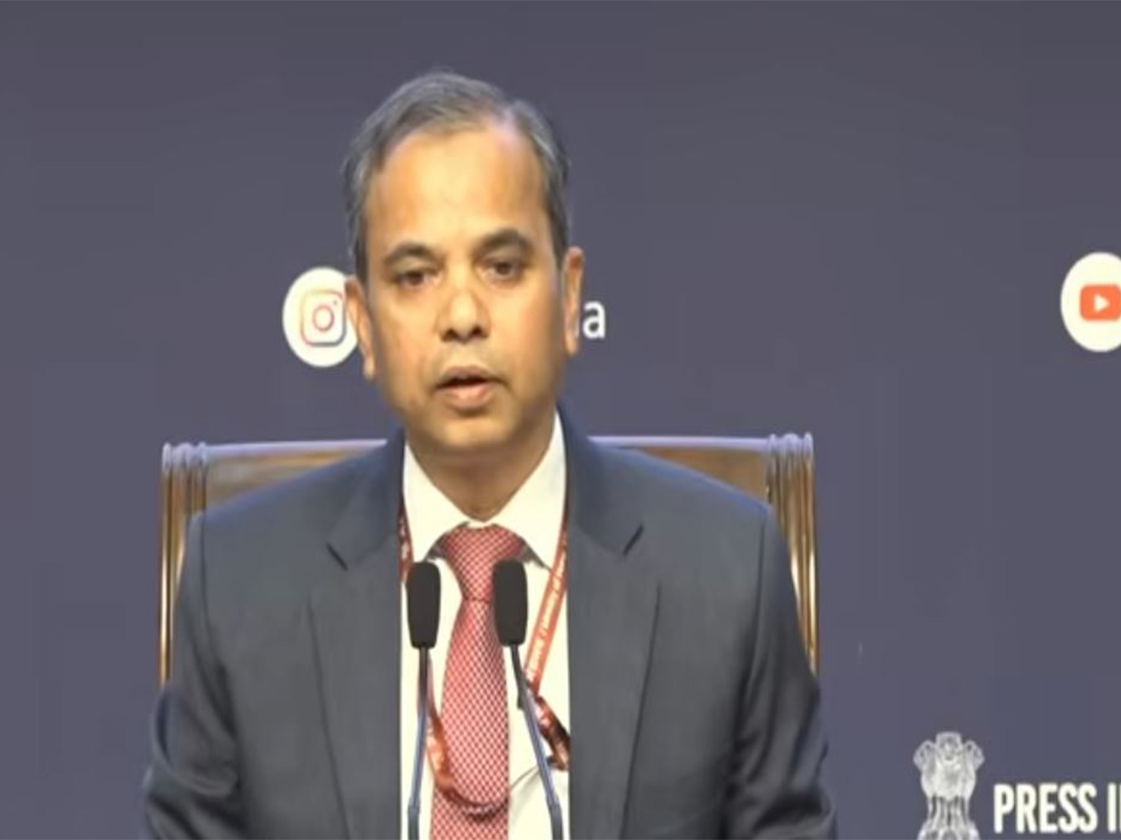 Census Commissioner Mritunjay Kumar Narayan (Photo/PIB) Census Commissioner Mritunjay Kumar Narayan (Photo/PIB)