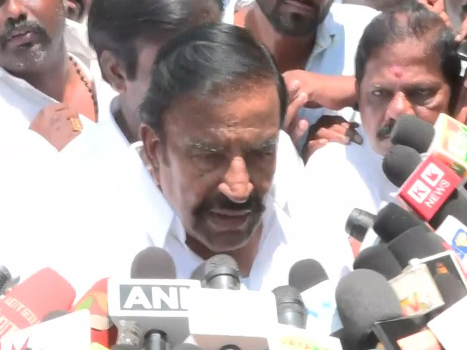 DMK candidate and Minister KN Nehru (Photo/ANI)