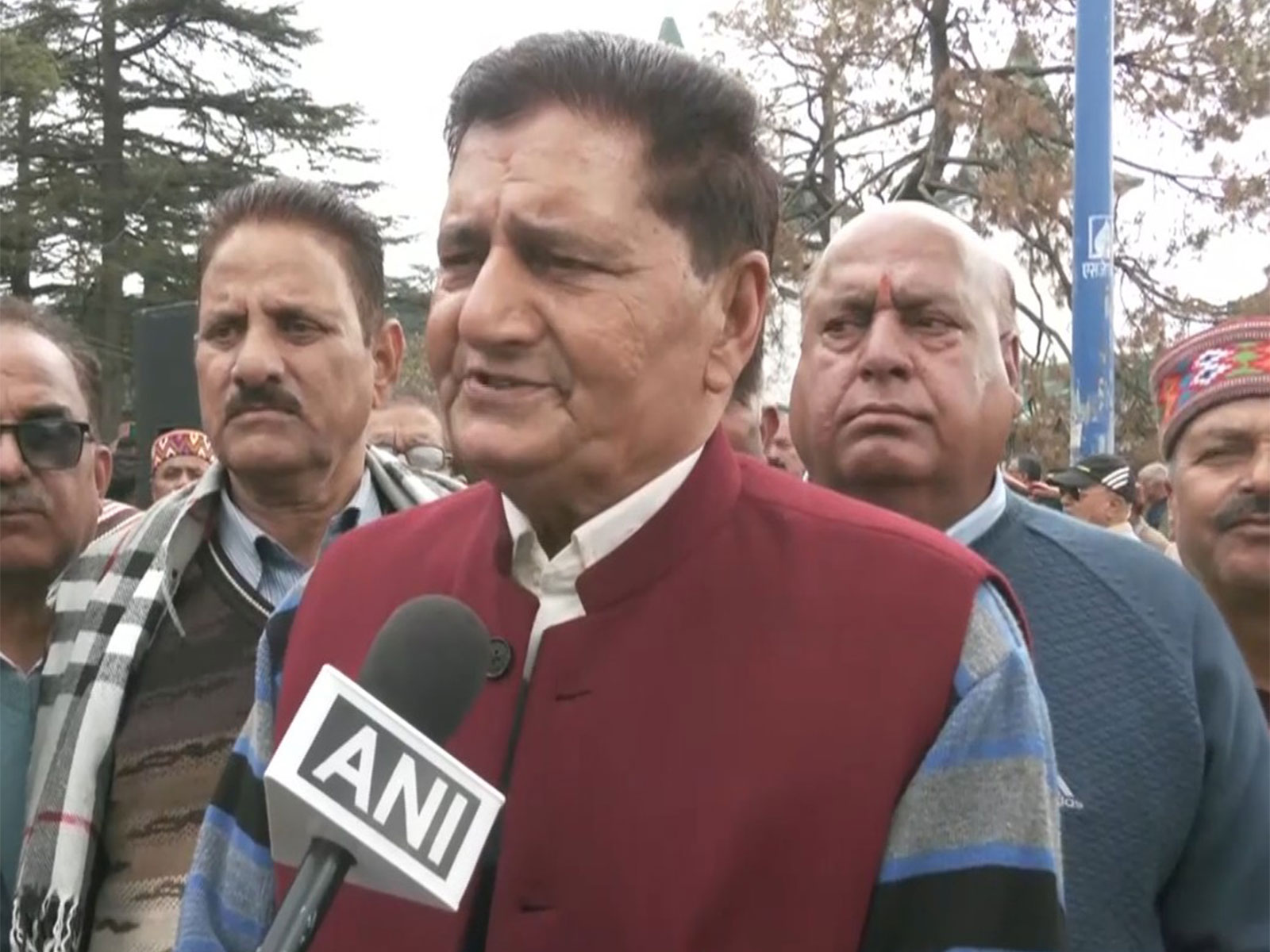 Himachal Pradesh Pensioners Joint Executive Committee Presidetn Suresh Thakur (Photo/ANI)