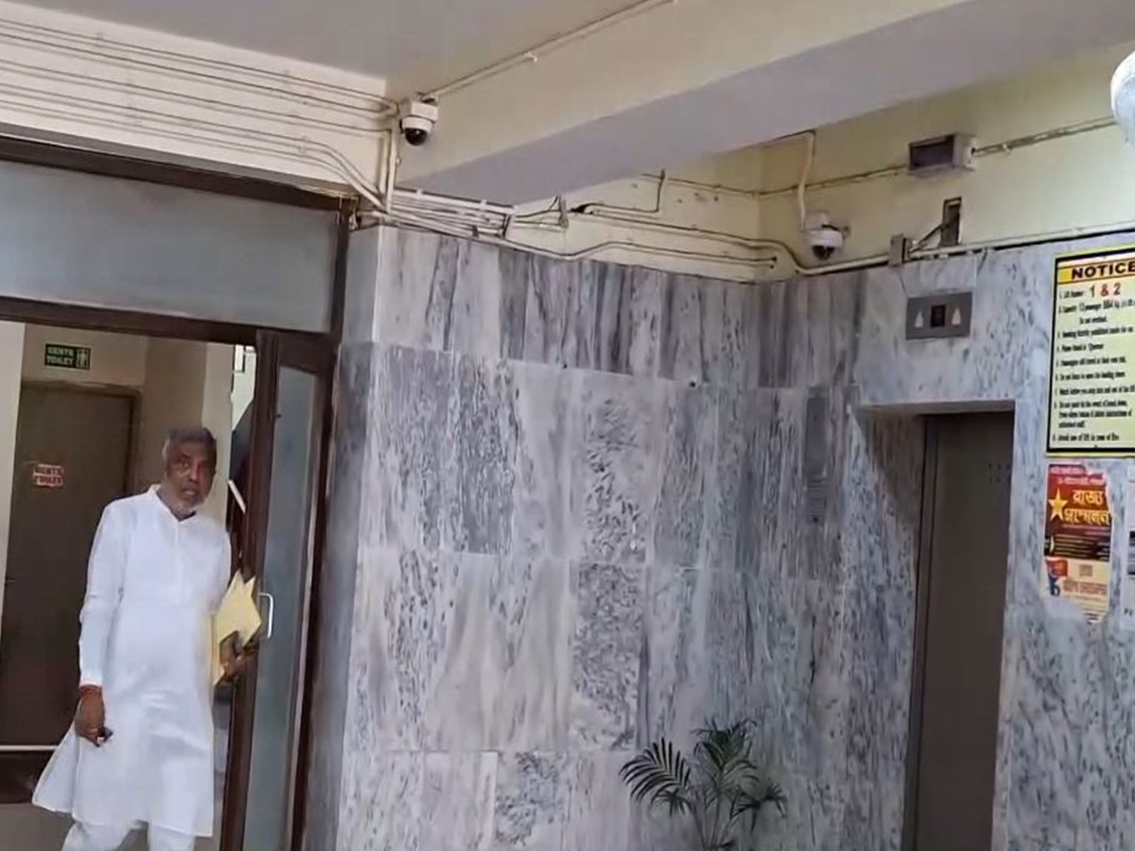 TMC Candidate from Rashbehari Assembly Constituency Debasish Kumar arrives at ED office in land grabbing case