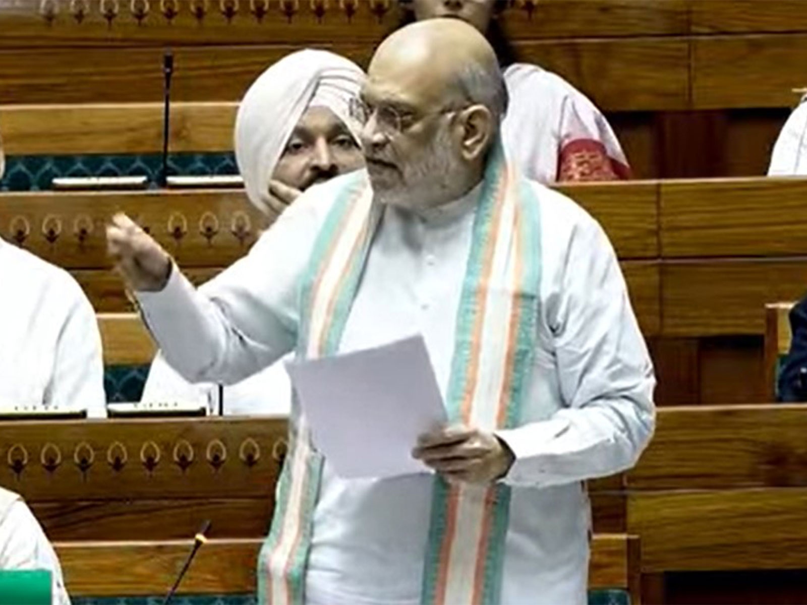 Union Home Minister Amit Shah (Photo/SansadTV)