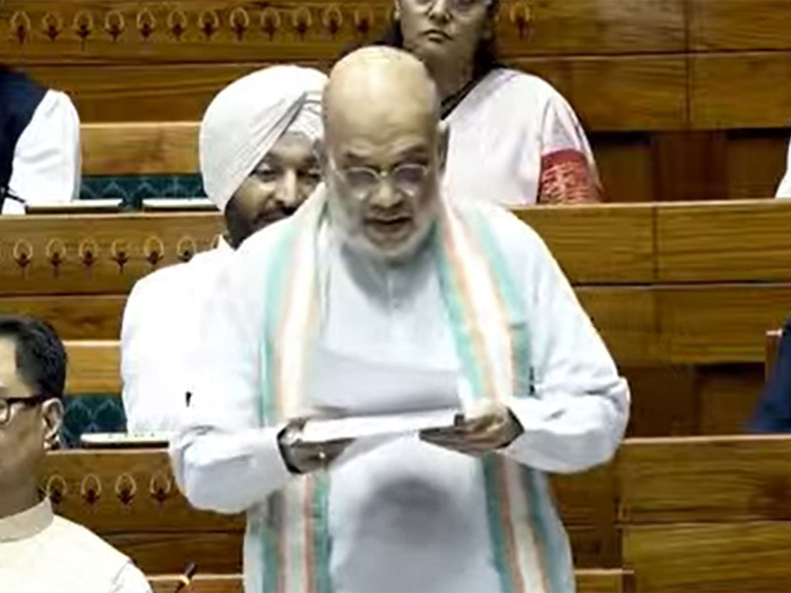 Union Home Minister Amit Shah (Photo/SansadTV)