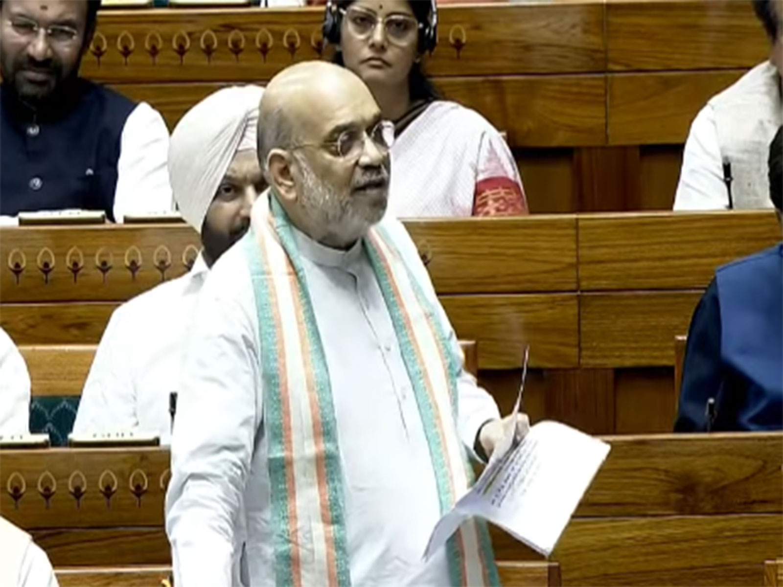 Union Home Minister Amit Shah (Photo/SansadTV)