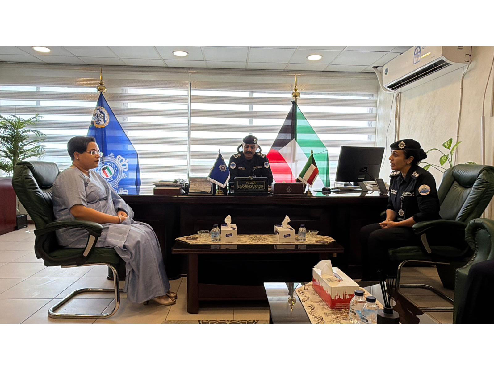 Ambassador Paramita Tripathi visiting the central mortuary of Kuwait (Photo/X@indembkwt)