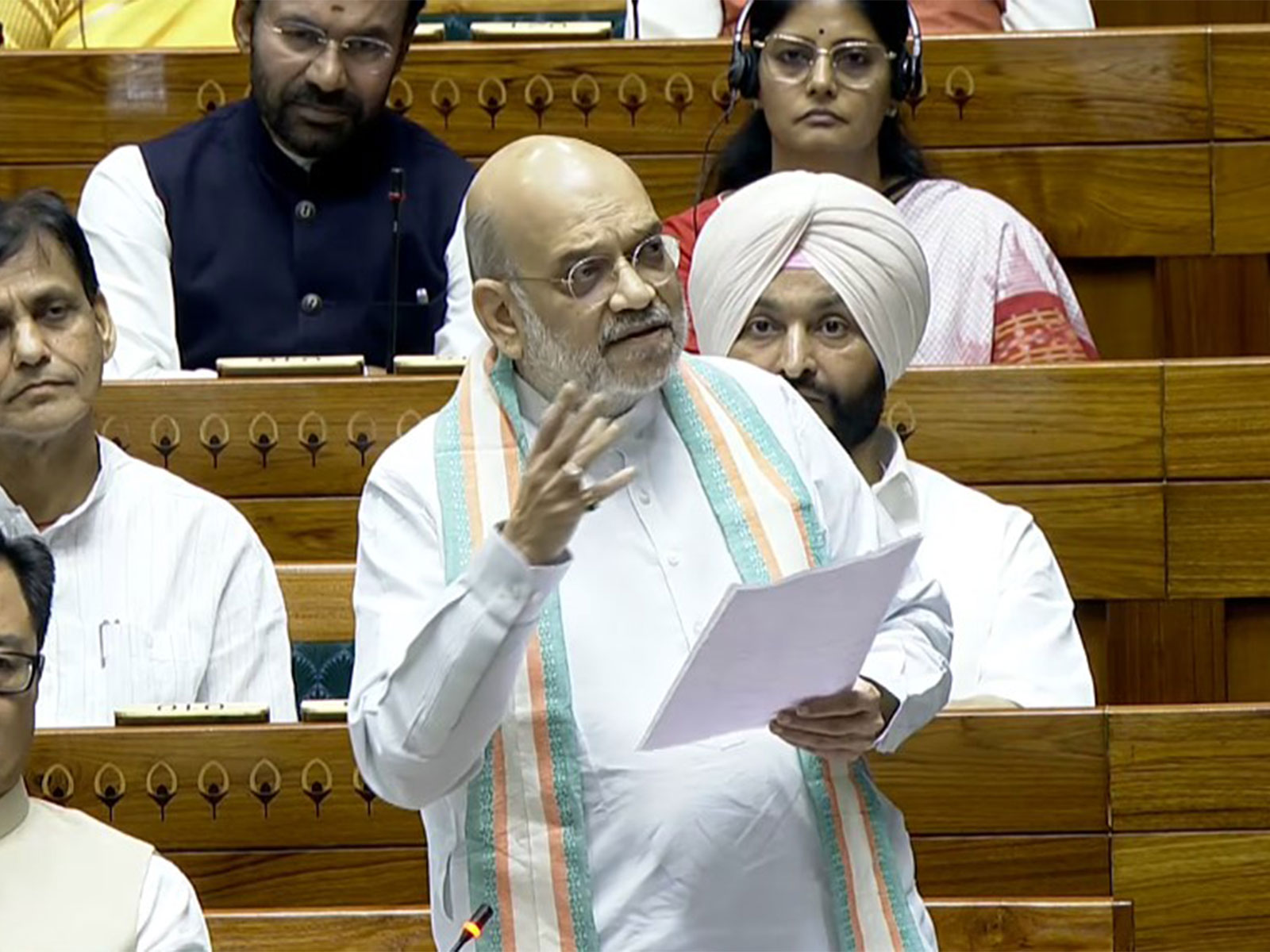 Union Home Minister Amit Shah (Photo/Sansa TV)