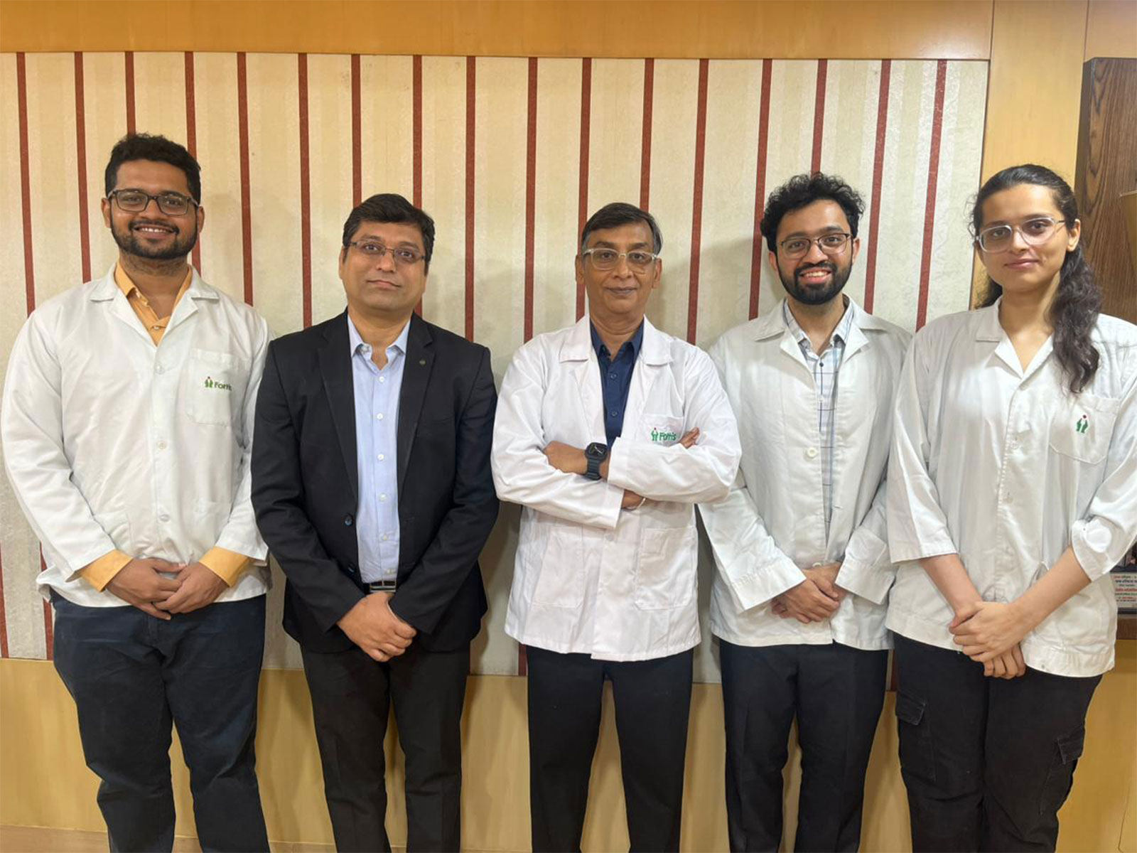 L–R: Dr Sujay N., Mr Nitin Kamaria & Dr Prashant Bhamare with his fellows at Advanced Gynaecological Endoscopy Workshop, on March 28, at Fortis Hiranandani Hospital, Navi Mumbai