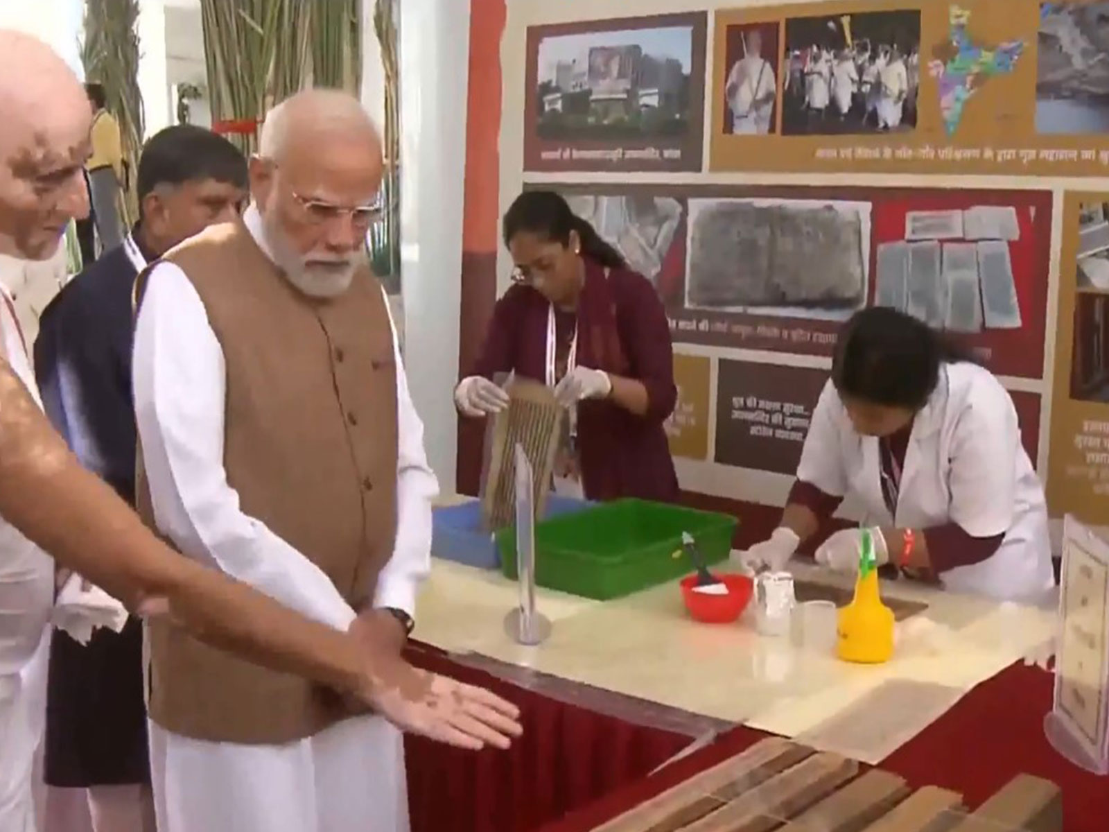 Prime Minister Narendra Modi at Samrat Samprati Museum at Koba Tirth (Photo/ANI)