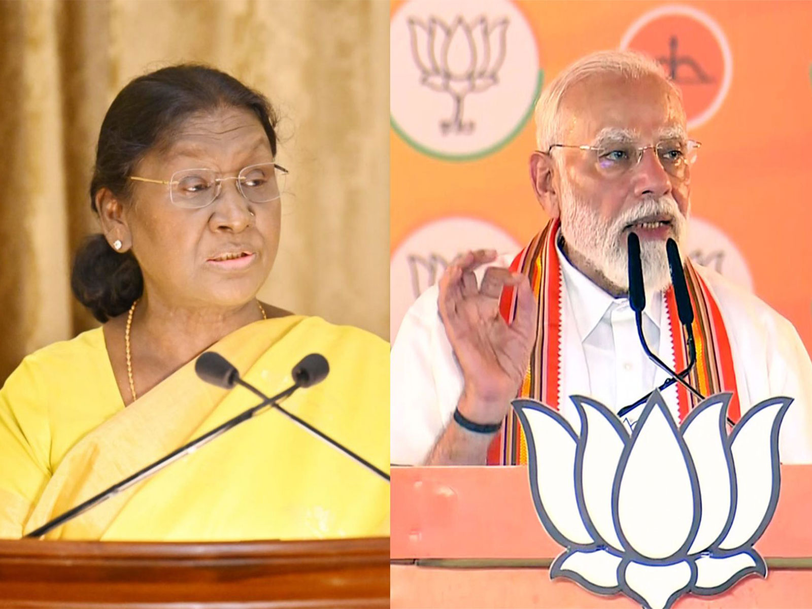 President Droupadi Murmu, PM Modi ( Representative Image/ANI))