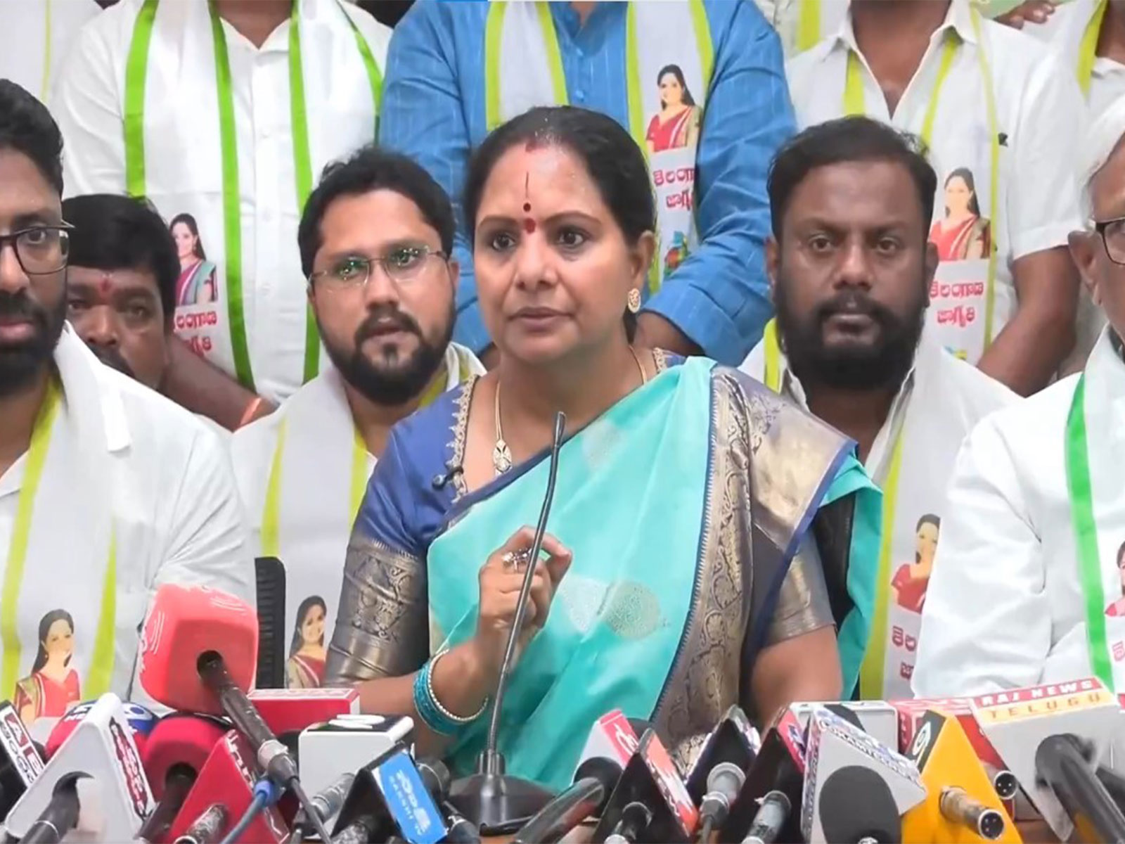 Telangana Jagruthi President K Kavitha (Photo/@RaoKavitha/X) Telangana Jagruthi President K Kavitha (Photo/@RaoKavitha/X)