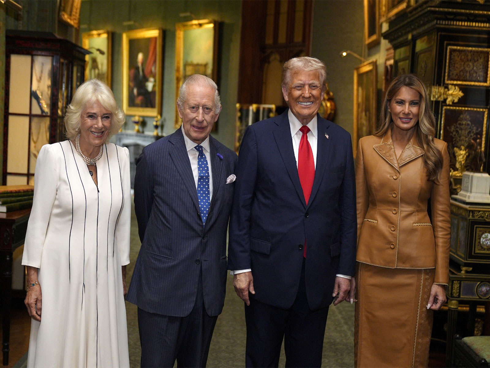 King Charles and Queen Camilla with US President Donald Trump and his wife, First Lady Melania Trump, at Windsor Castle (File Photo/Reuters)