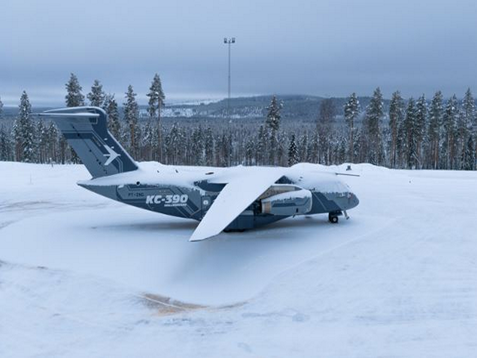 Embraer’s KC-390 Millennium in Sweden (Photo/Embraer) Embraer’s KC-390 Millennium in Sweden (Photo/Embraer)