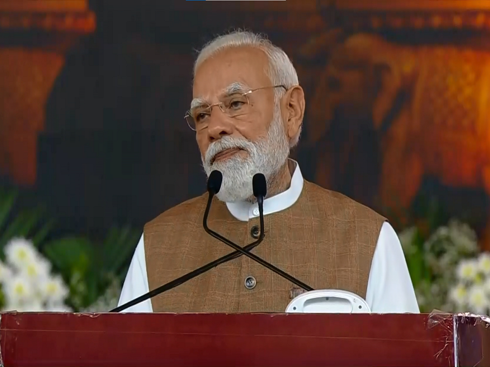 PM Narendra Modi inaugurates Samrat Samprati Museum in Gandhinagar (Photo/ANI) PM Narendra Modi inaugurates Samrat Samprati Museum in Gandhinagar (Photo/ANI)