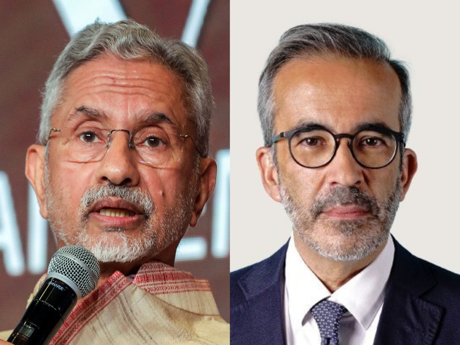 External Affairs Minister S Jaishankar (on left) and Portuguese Foreign Minister Paulo Rangel (on right) (Image Source: ANI/@PauloRangel_pt)