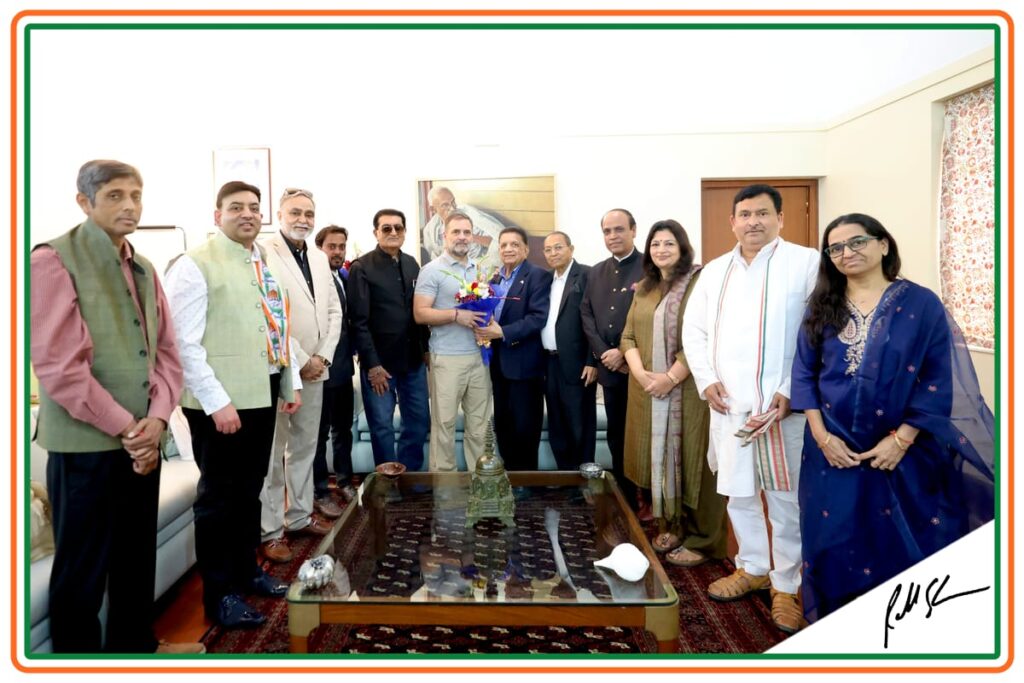Delegation from the NJ Chapter of Indian Overseas Congress-USA visits New Delhi