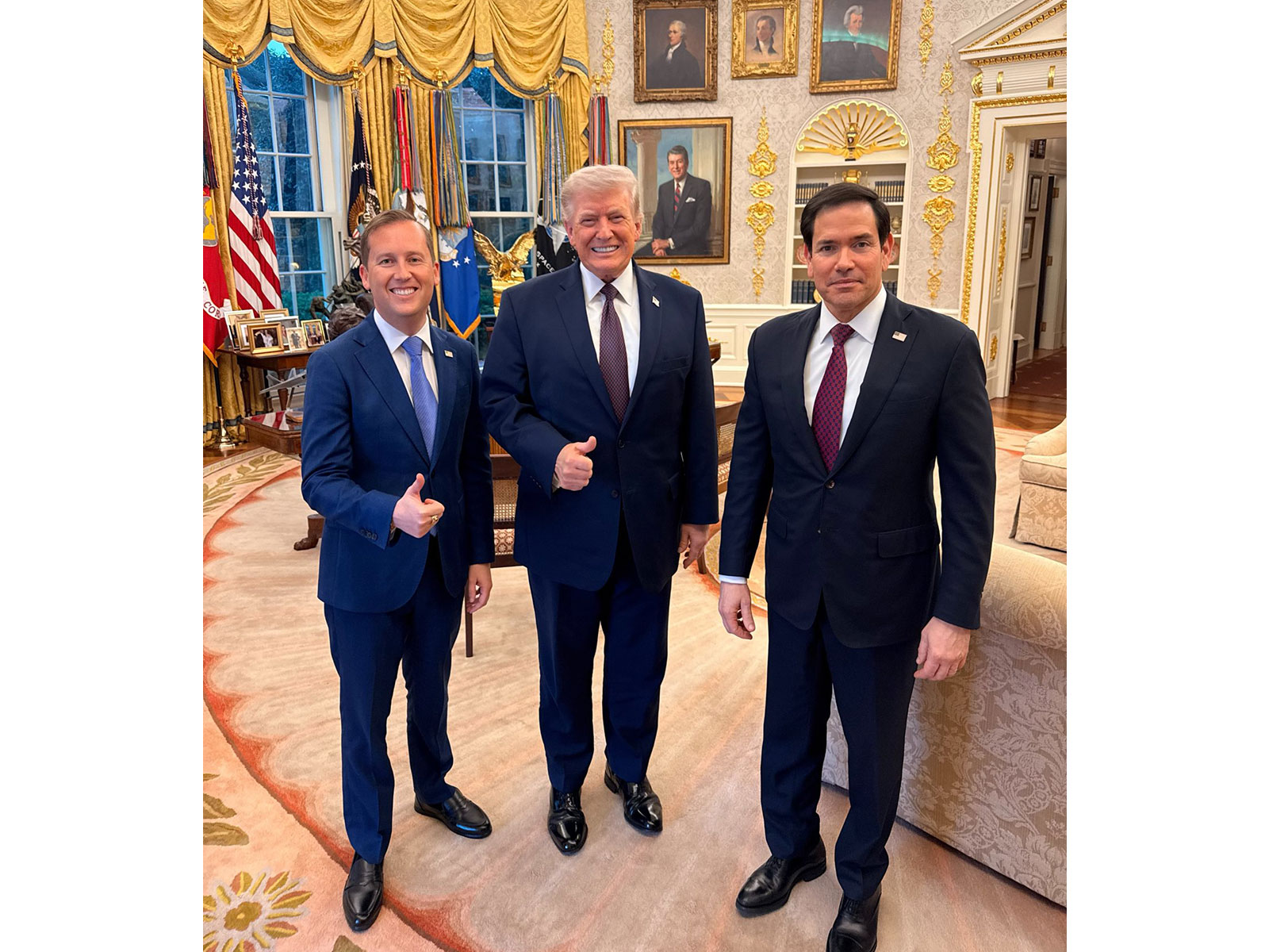 US Ambassador to India, Sergio Gor, US President Donald Trump, US Secretary of State Marco Rubio (Photo: X@USAmbIndia) US Ambassador to India, Sergio Gor, US President Donald Trump, US Secretary of State Marco Rubio (Photo: X@USAmbIndia)