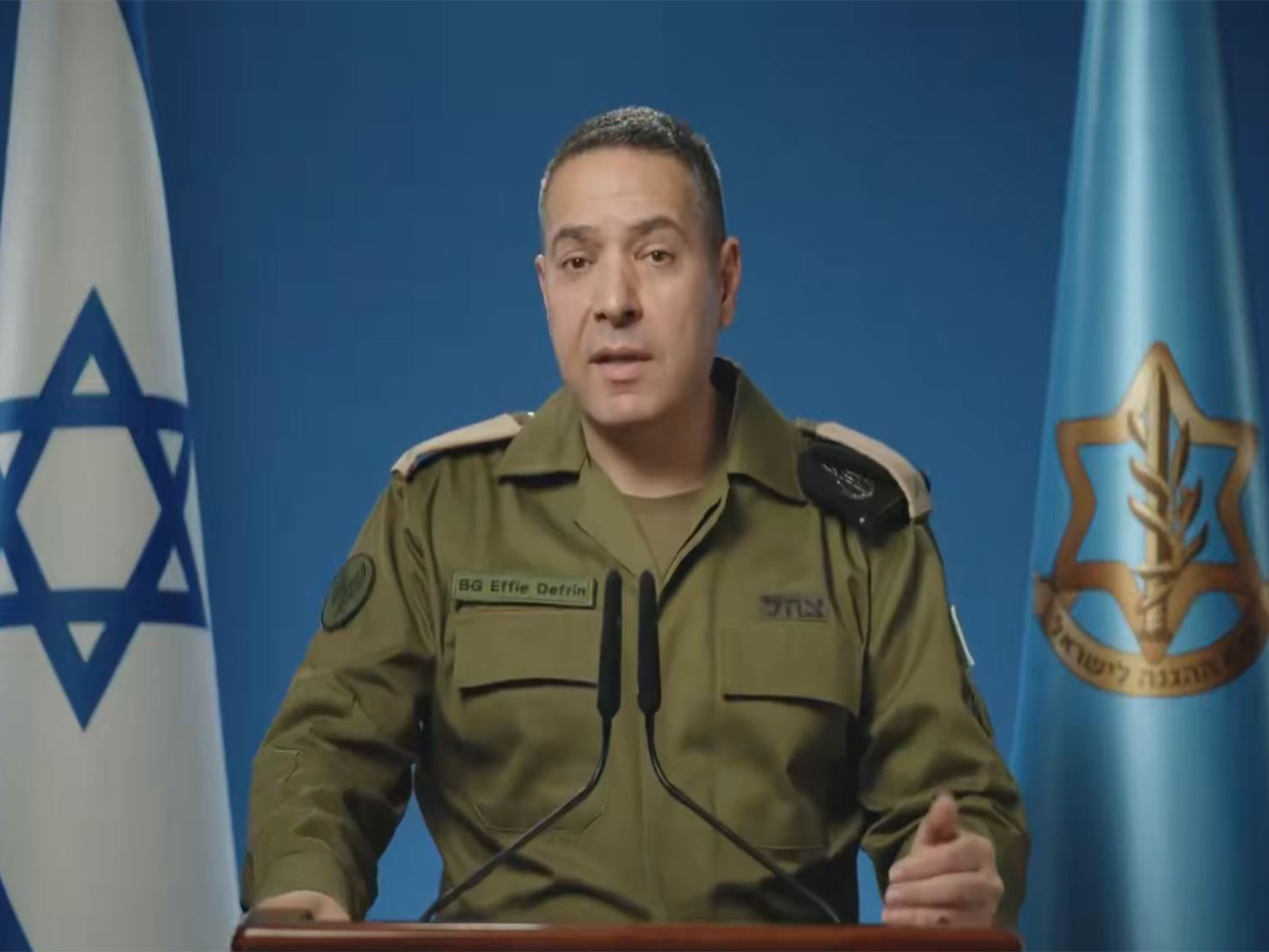 Israel Defense Forces (IDF) spokesperson BG Effie Defrin (Photo: X/@IDF)