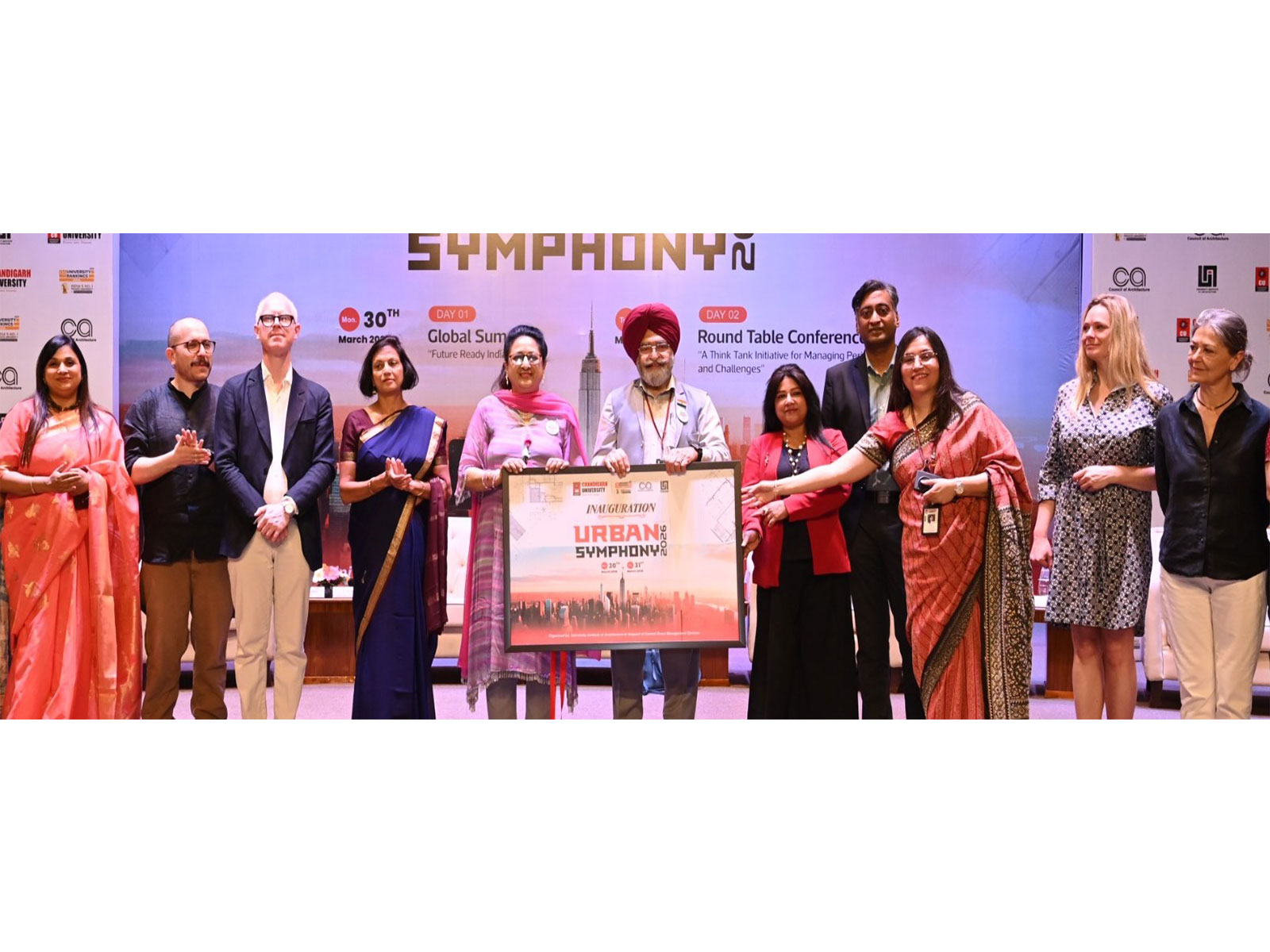Chandigarh University Higher Management along with delegates from India and abroad inaugurating Urban Symphony 2026’ Showcasing Innovative Strategies for Future-Ready India @2047 Chandigarh University Higher Management along with delegates from India and abroad inaugurating Urban Symphony 2026’ Showcasing Innovative Strategies for Future-Ready India @2047