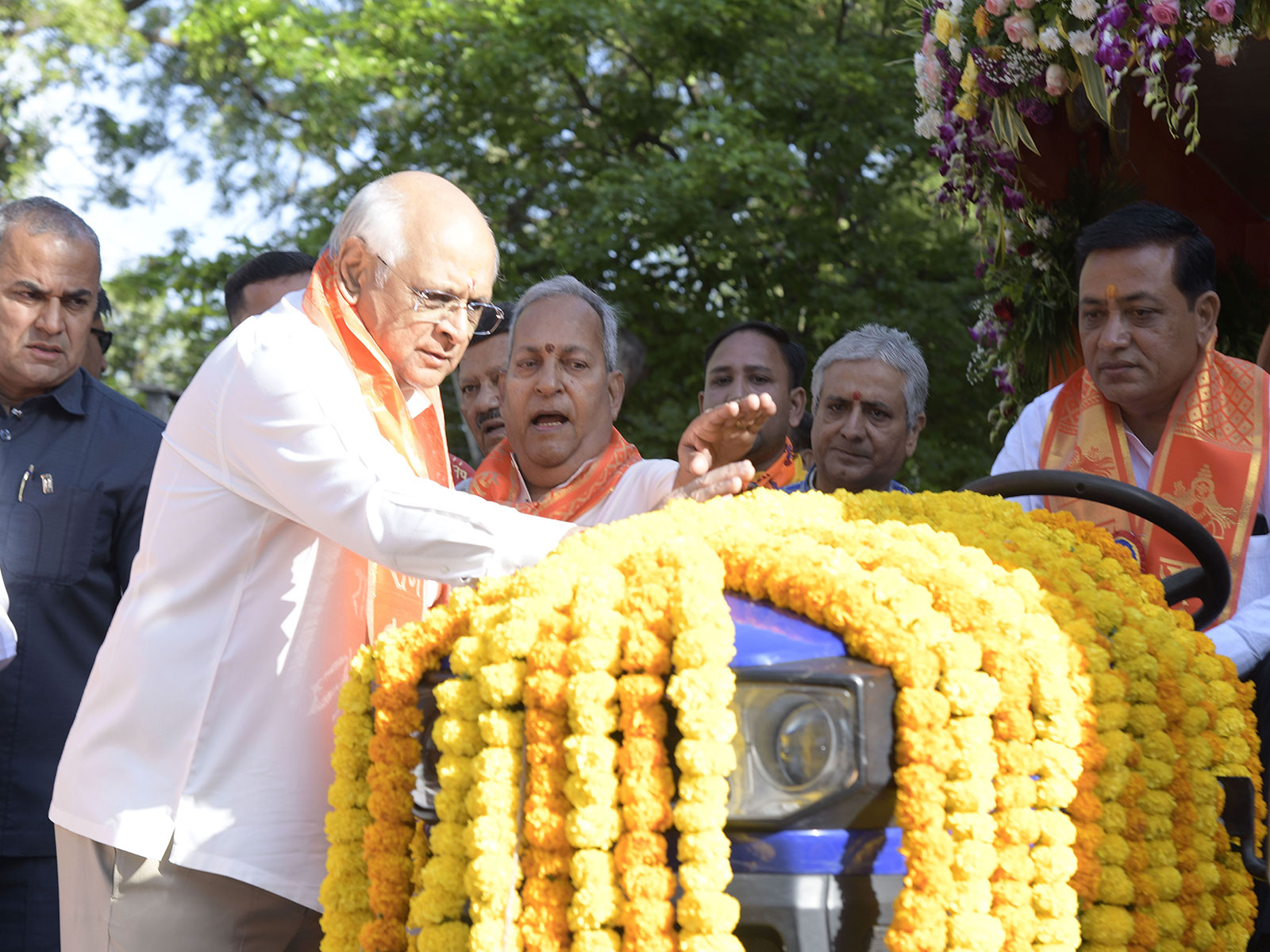 Gujarat Chief Minister Bhupendra Patel flagged off the grand Shobha Yatra (Photo/Release)