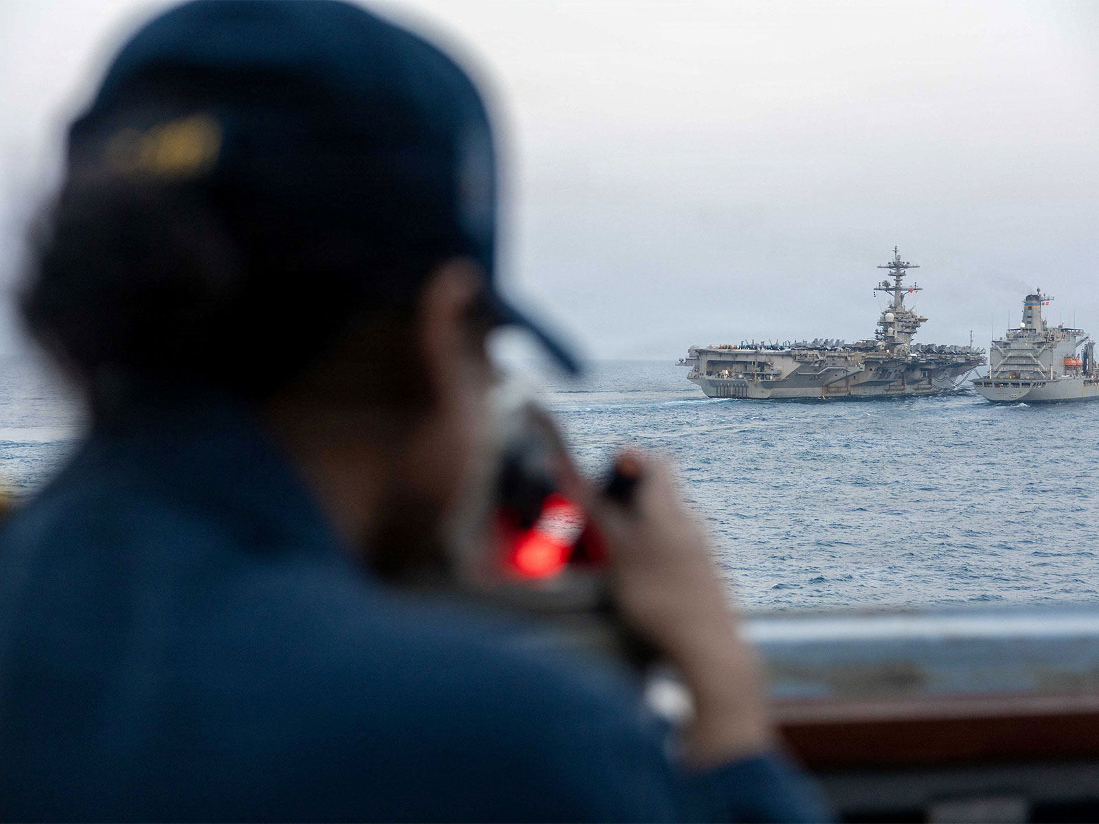 A damaged U.S. Boeing E-3 Sentry aircraft following an Iranian strike (File photo/Reuters)
