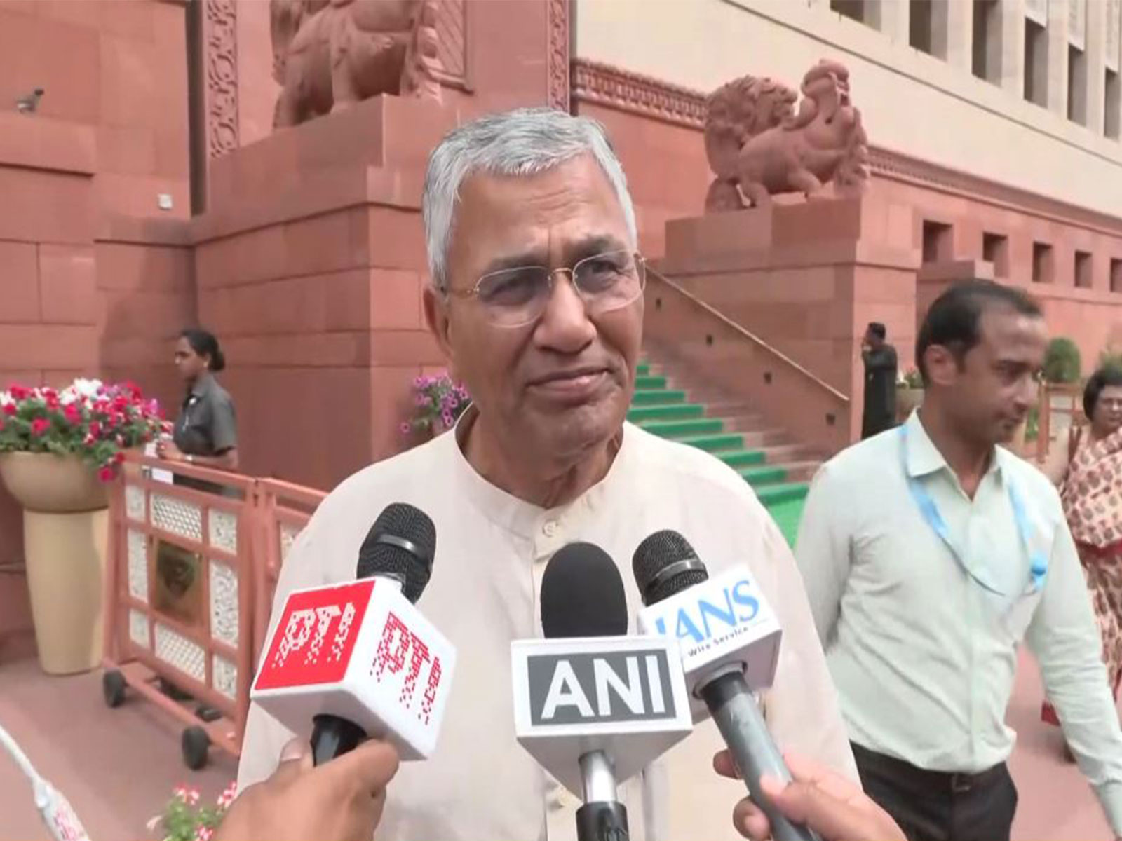 Chairman of the JPC on 'One Nation, One Election' and  BJP MP PP Chaudhary (Photo/ANI)