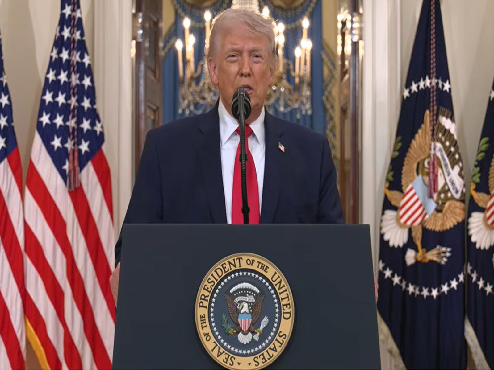 US President Donald Trump (Image Source: White House/YouTube)