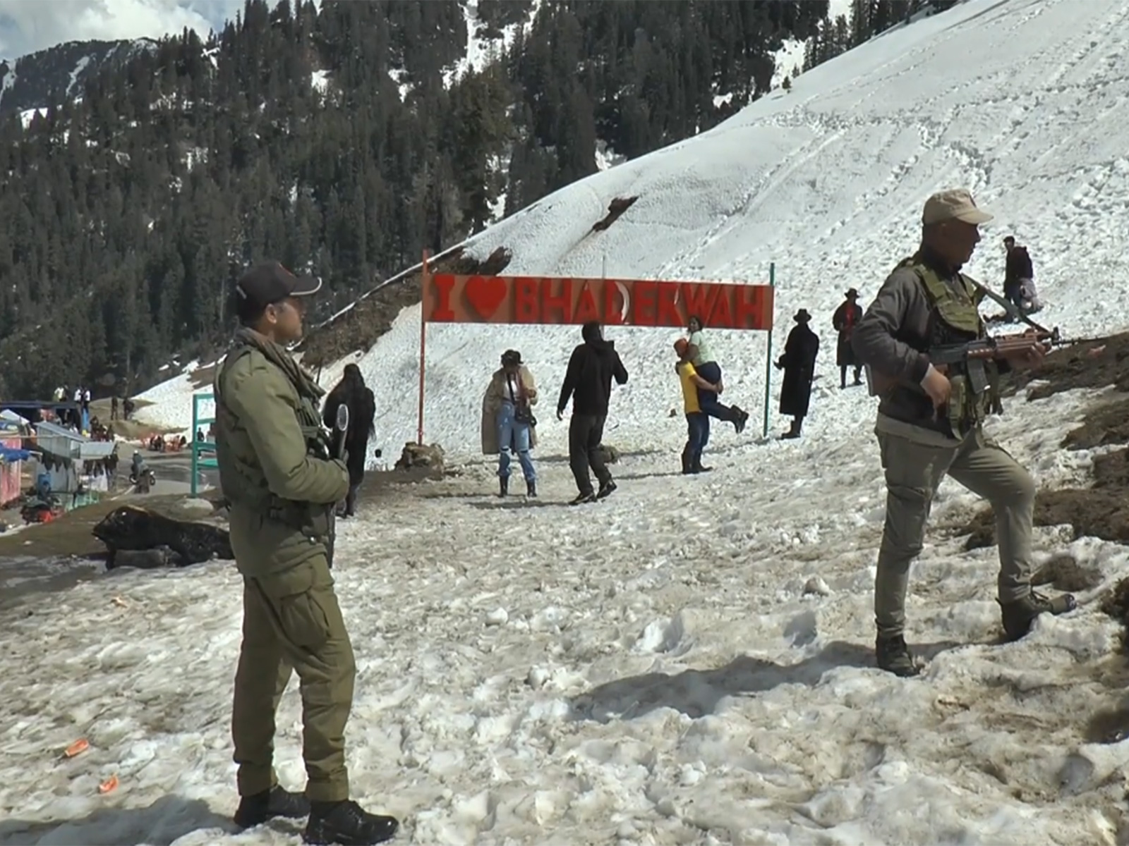 Visual from the Bhaderwah Valley in J-K (Photo/ANI)