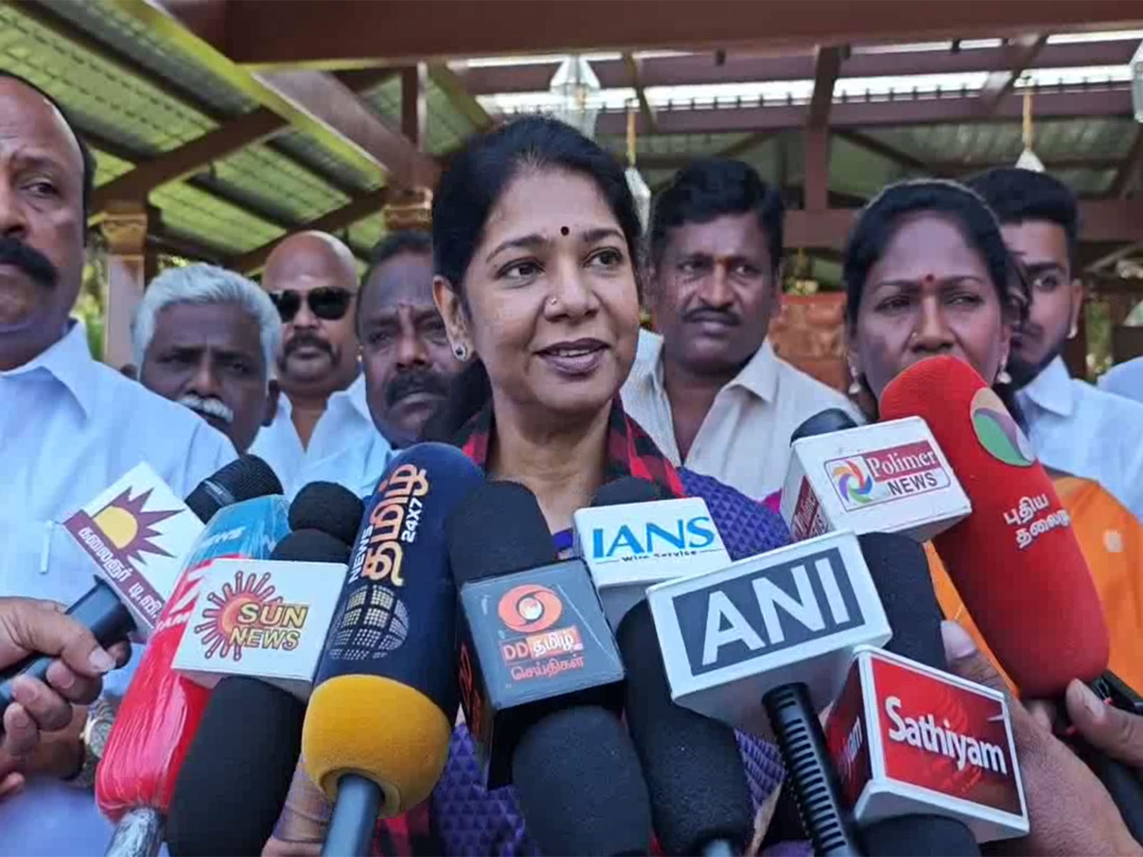 DMK MP Kanimozhi (Photo/ANI)