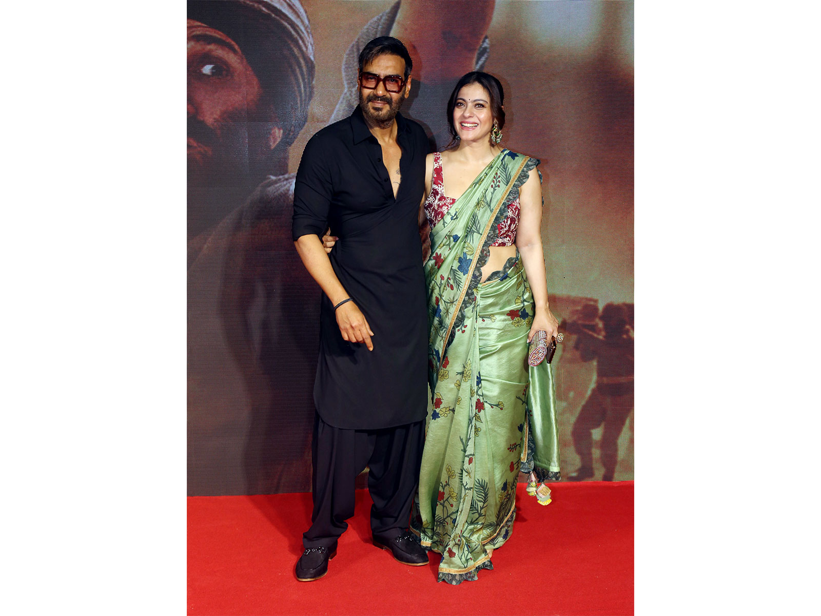 Kajol and Ajay Devgn (Image source: ANI)