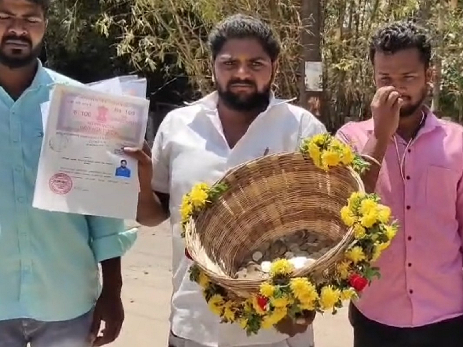 Independent Candidate Mohan Raj (Photo/ANI)