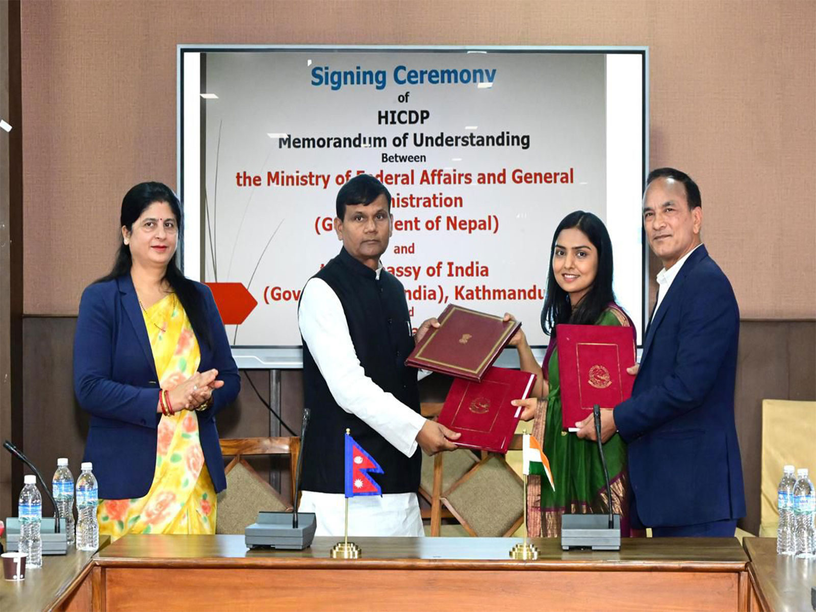 Indian Embassy in Kathmandu signs MoUs to undertake 7 High Impact Community Development Projects (Photo/ Indian Embassy in Kathmandu)