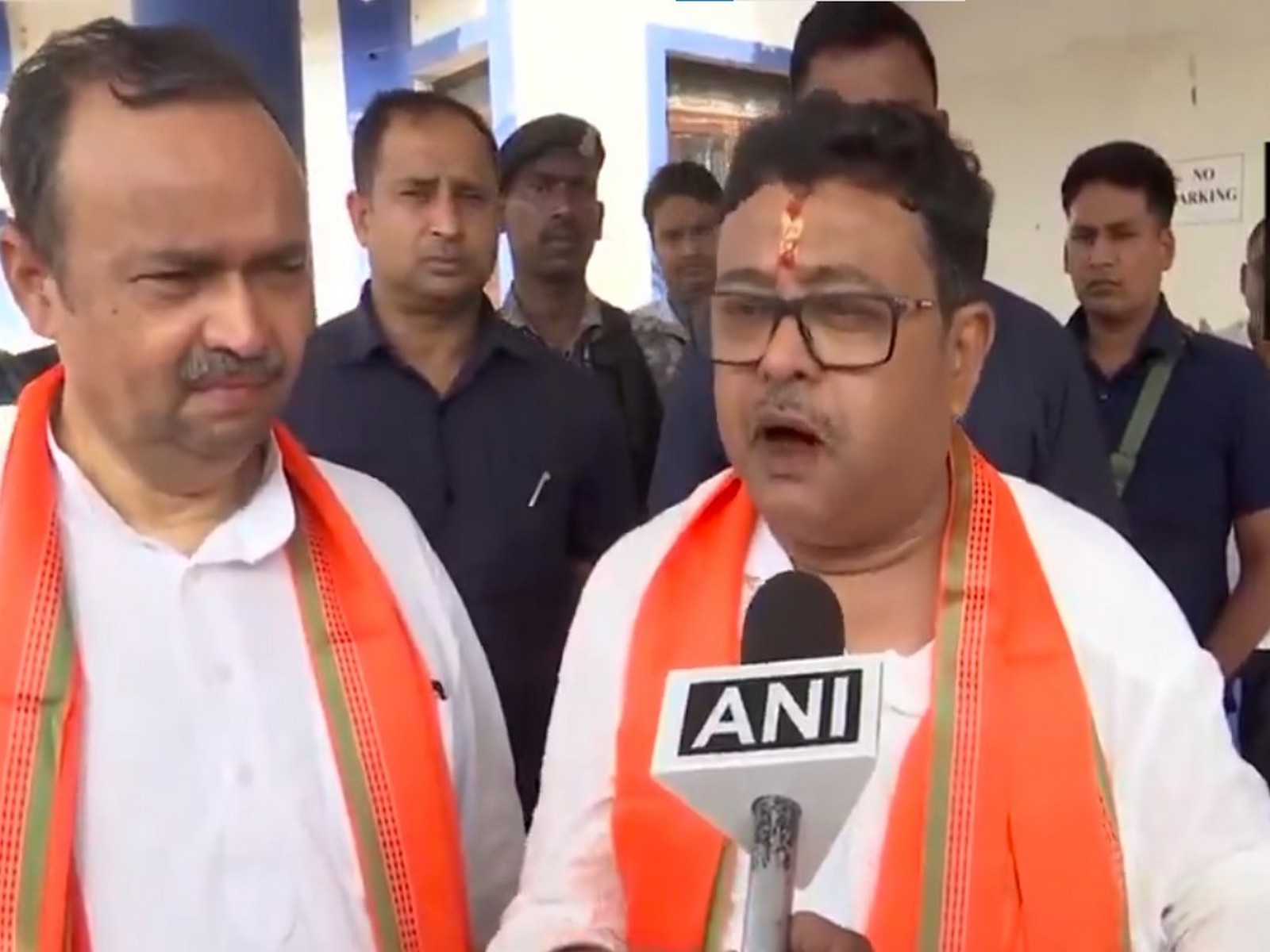 BJP candidate from Egra Assembly constituency, Dibyendu Adhikari (Photo/ANI)