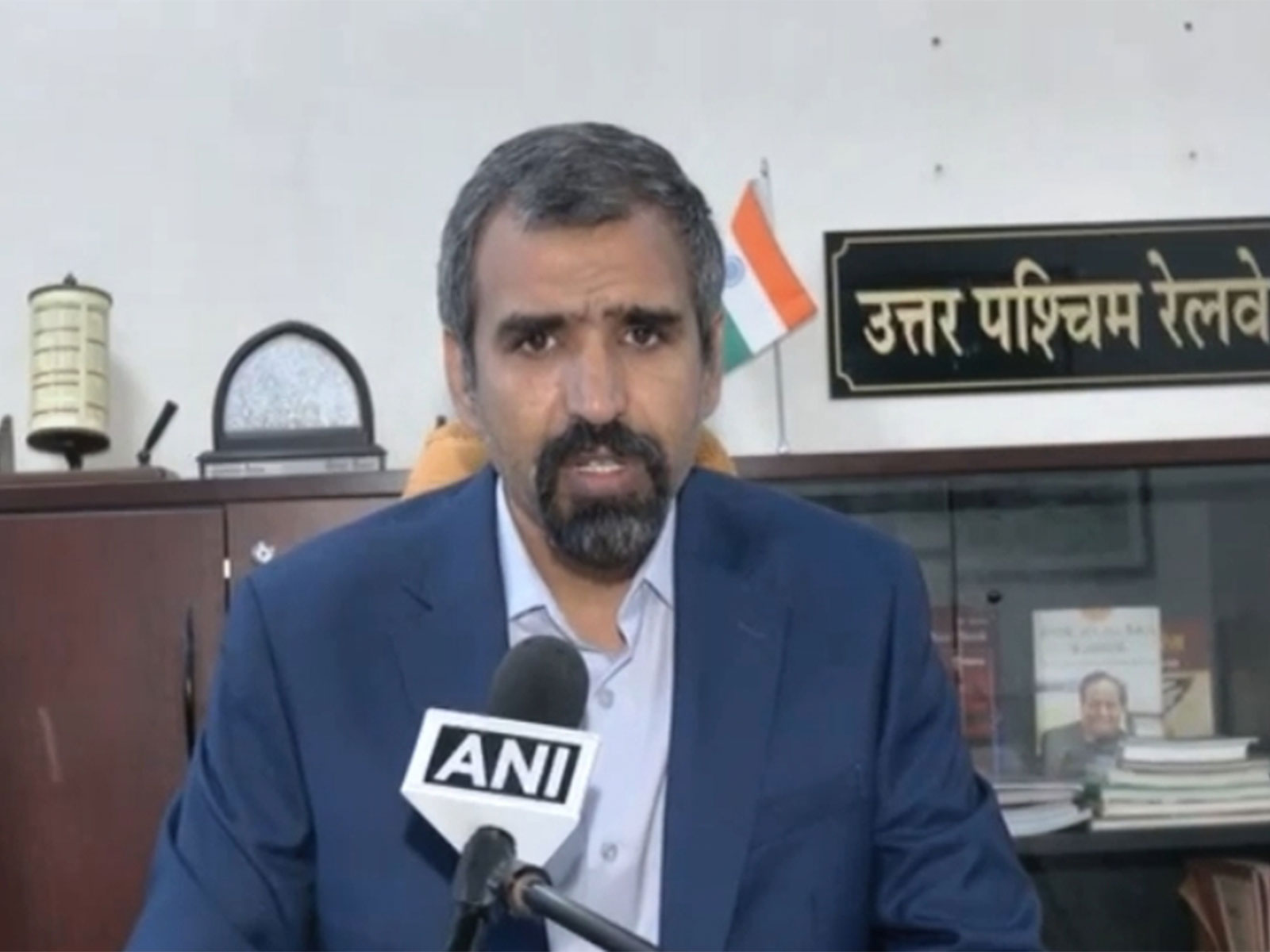 Amit Sudarshan, Chief Public Relations Officer (CPRO) of North Western Railway (Photo/ANI)