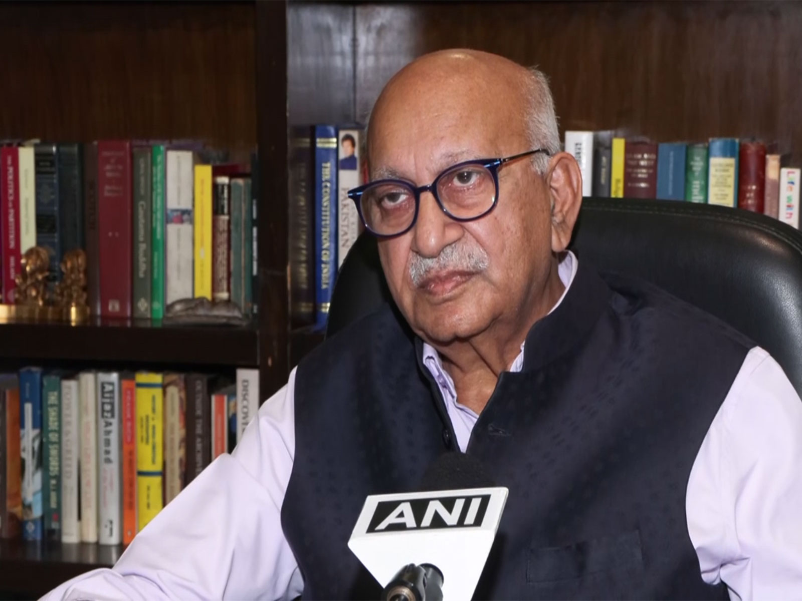 Former Minister of State for External Affairs, MJ Akbar (Photo/ANI)